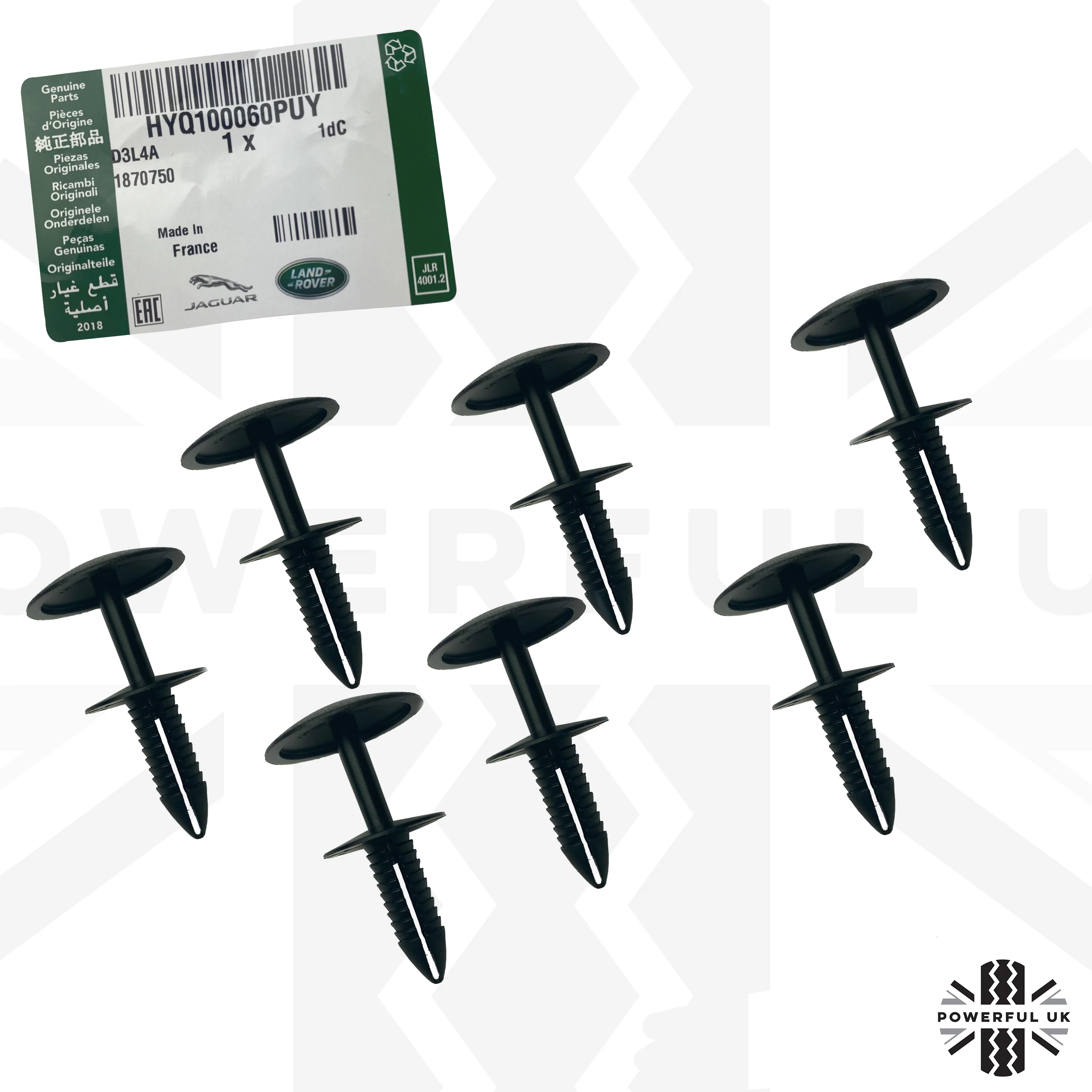 Genuine Side Door Sill Moulding Clips - 7pc - Image 3