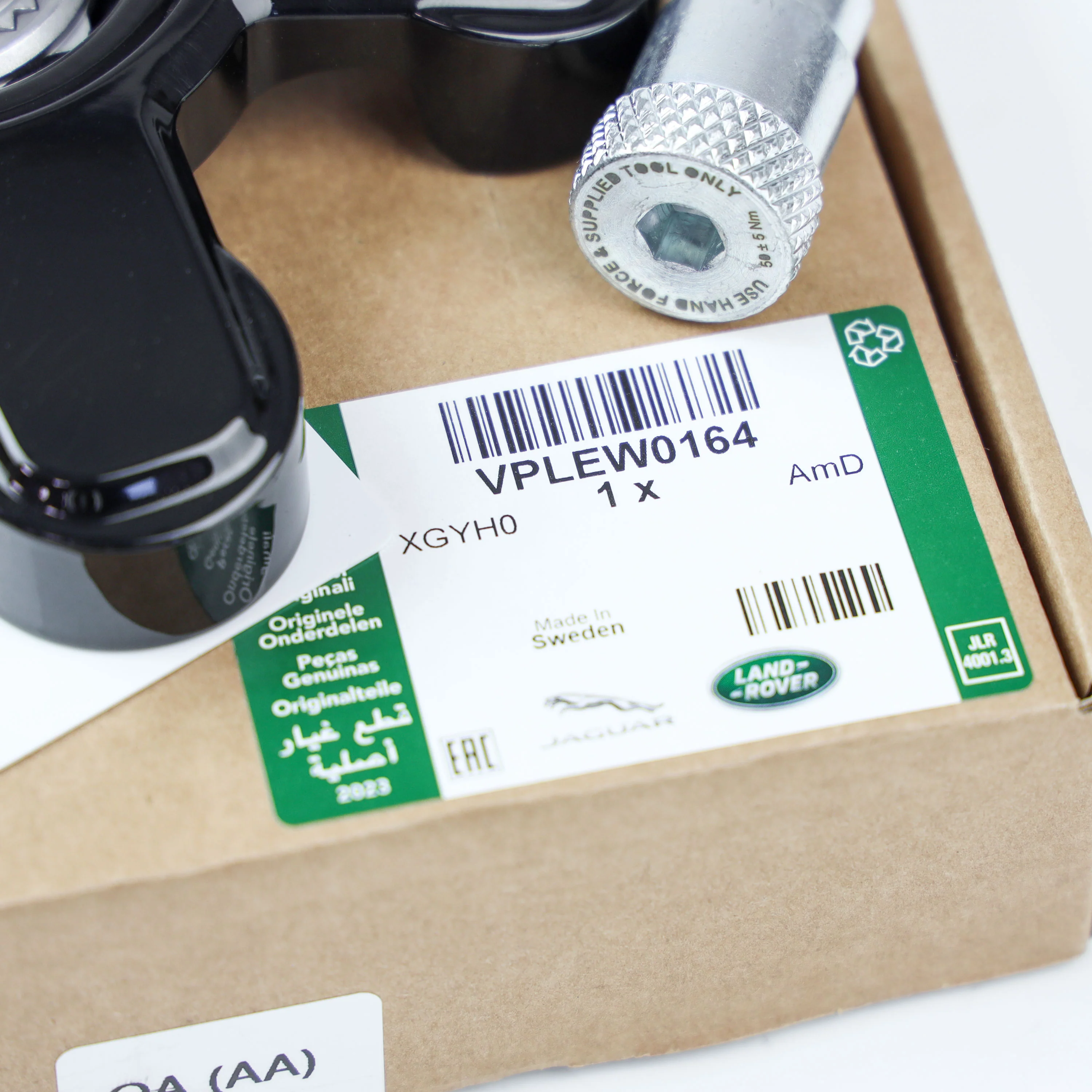 Genuine Spare Wheel Lock Kit for Land Rover Defender L663 - fits 5098 & 6011 - Image 3