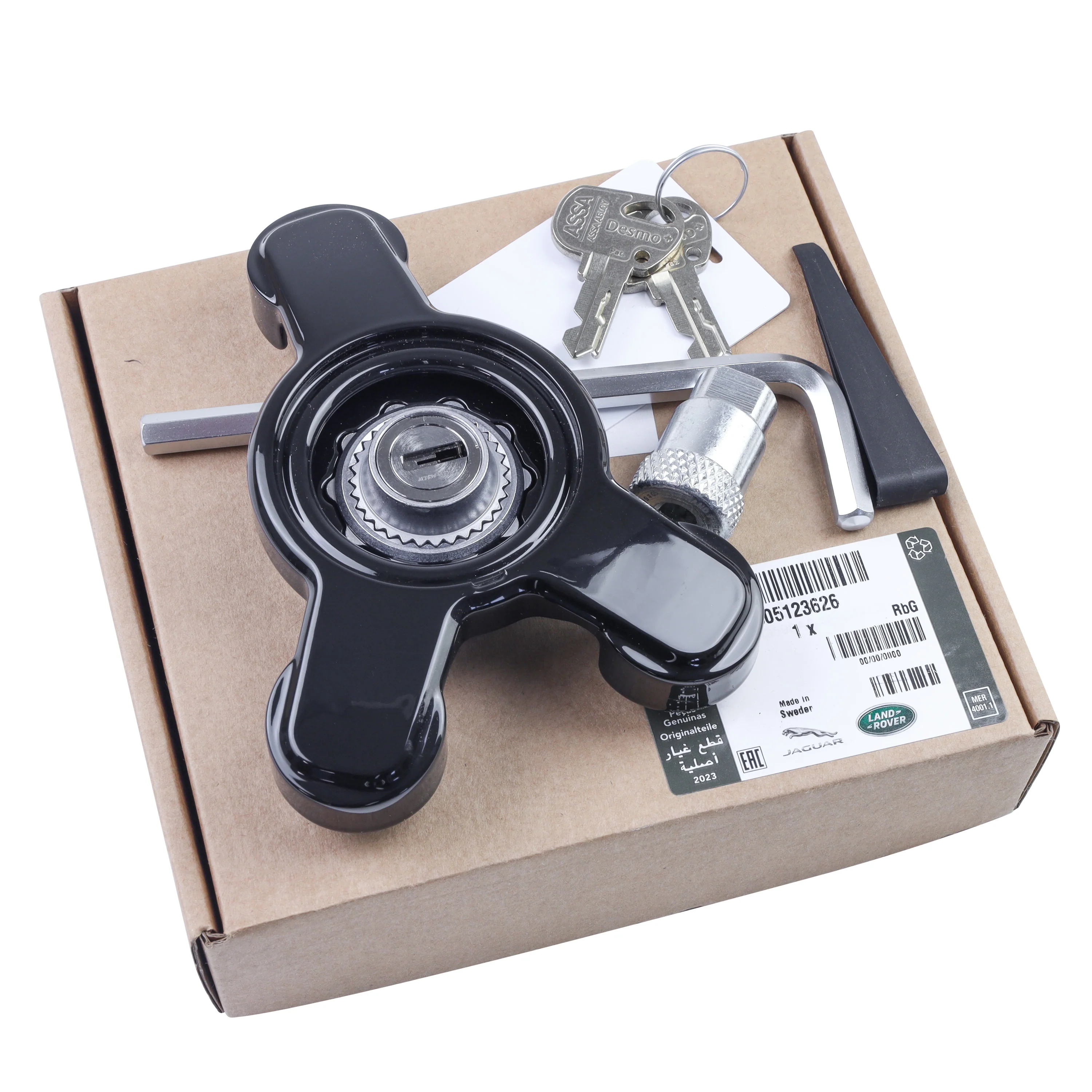 Genuine Spare Wheel Lock Kit for Land Rover Defender L663 - Type A