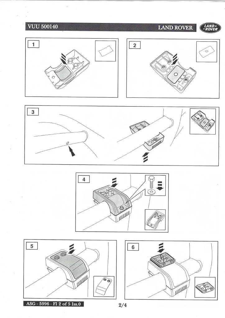 Genuine Spot Light Mounting Kit for Roll / Nudge Bar - Image 6