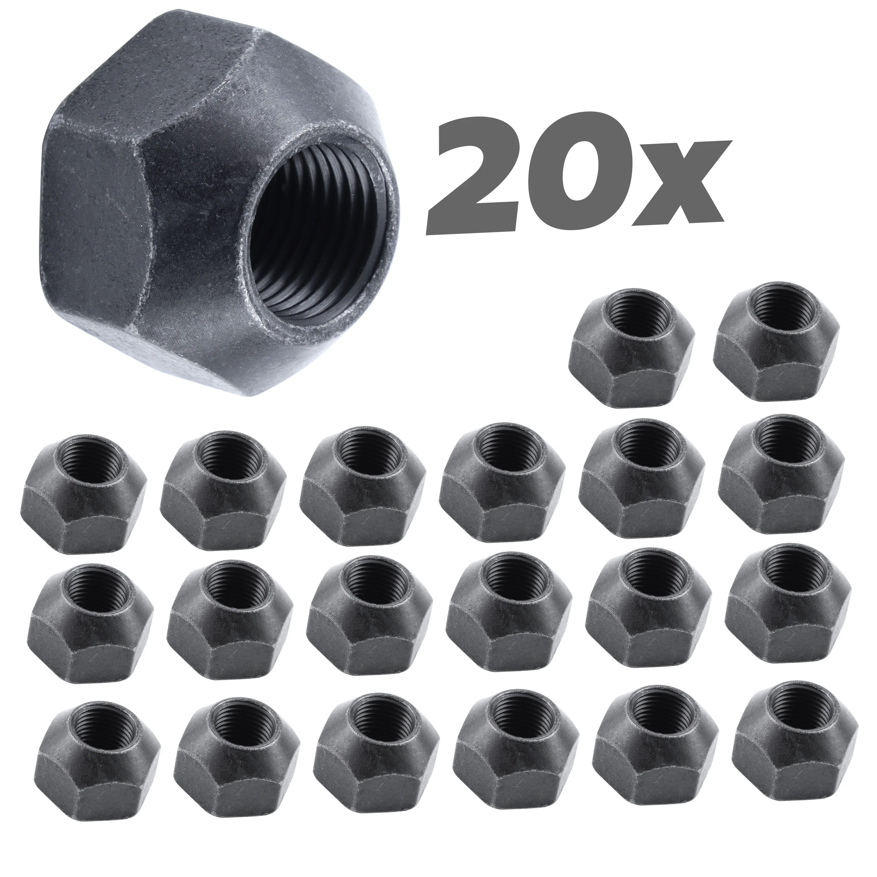 Genuine Steel Wheel Nut - 20 pcs - for Land Rover Discovery 1
