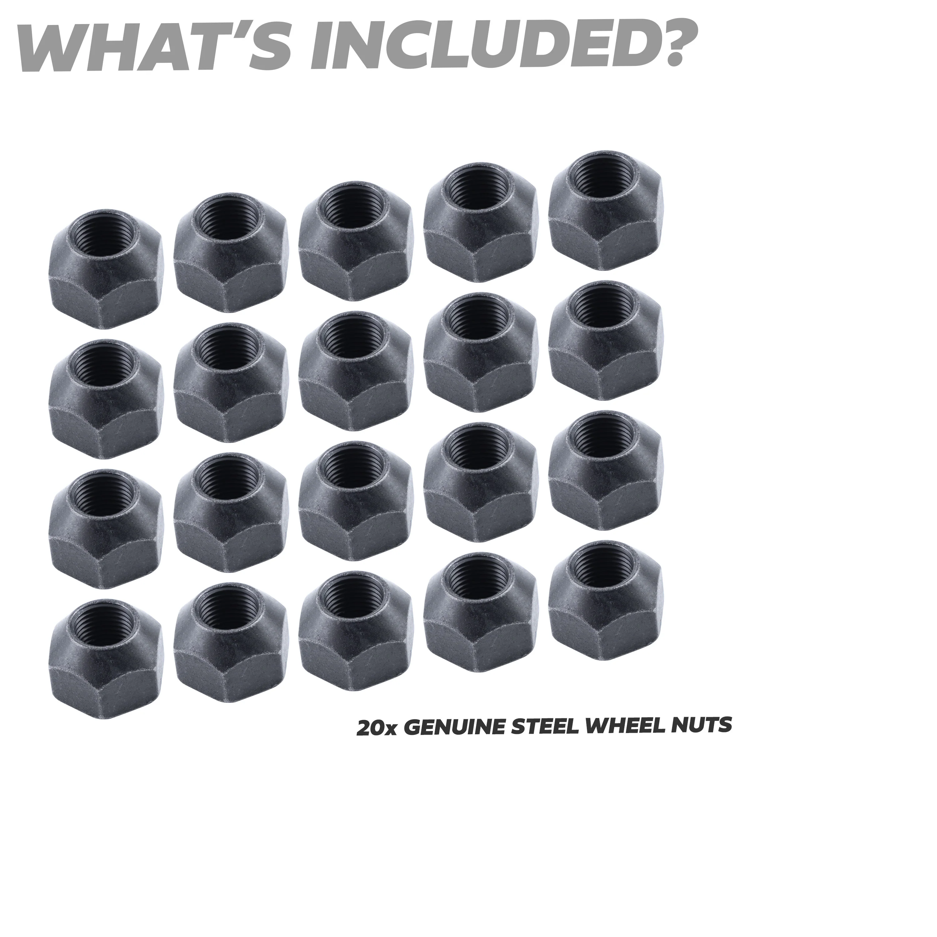 Genuine Steel Wheel Nut - 20 pcs - for Land Rover Discovery 1 - Image 7