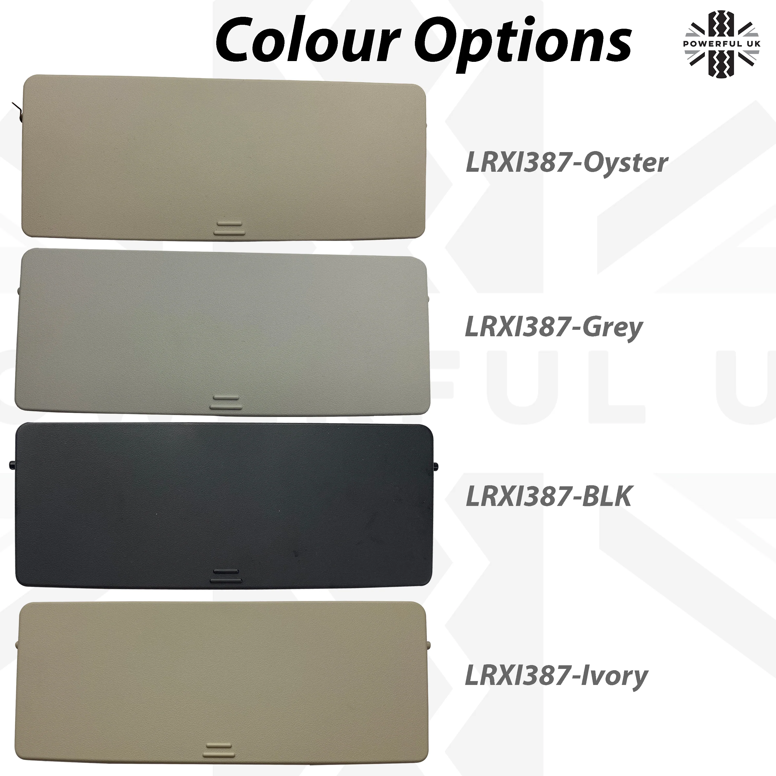 Genuine Sunglasses Holder Upgrade / Repair kit for Land Rover Discovery 5 - Ivory - Image 7