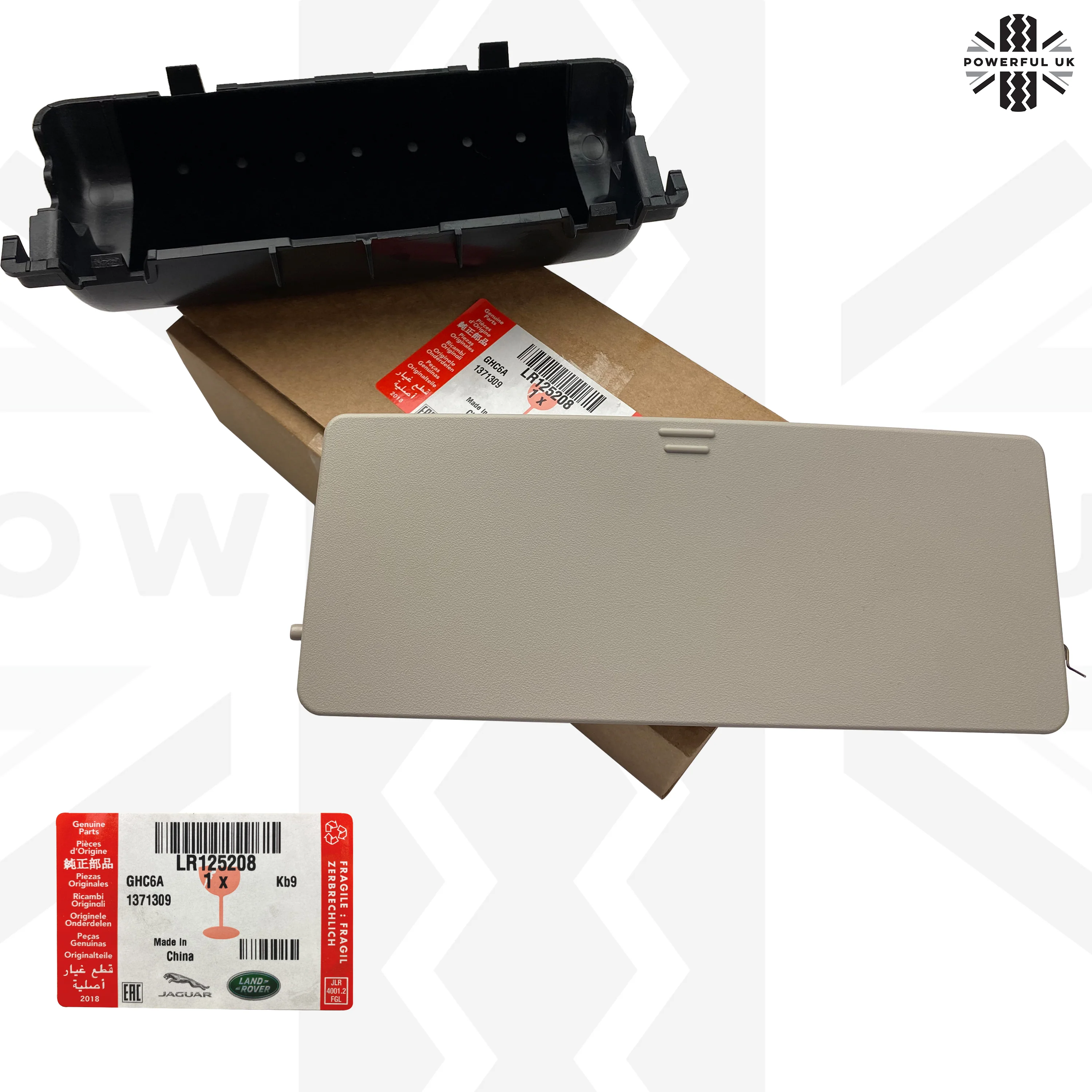 Genuine Sunglasses Holder Upgrade / Repair kit for Land Rover Discovery 5 - Oyster