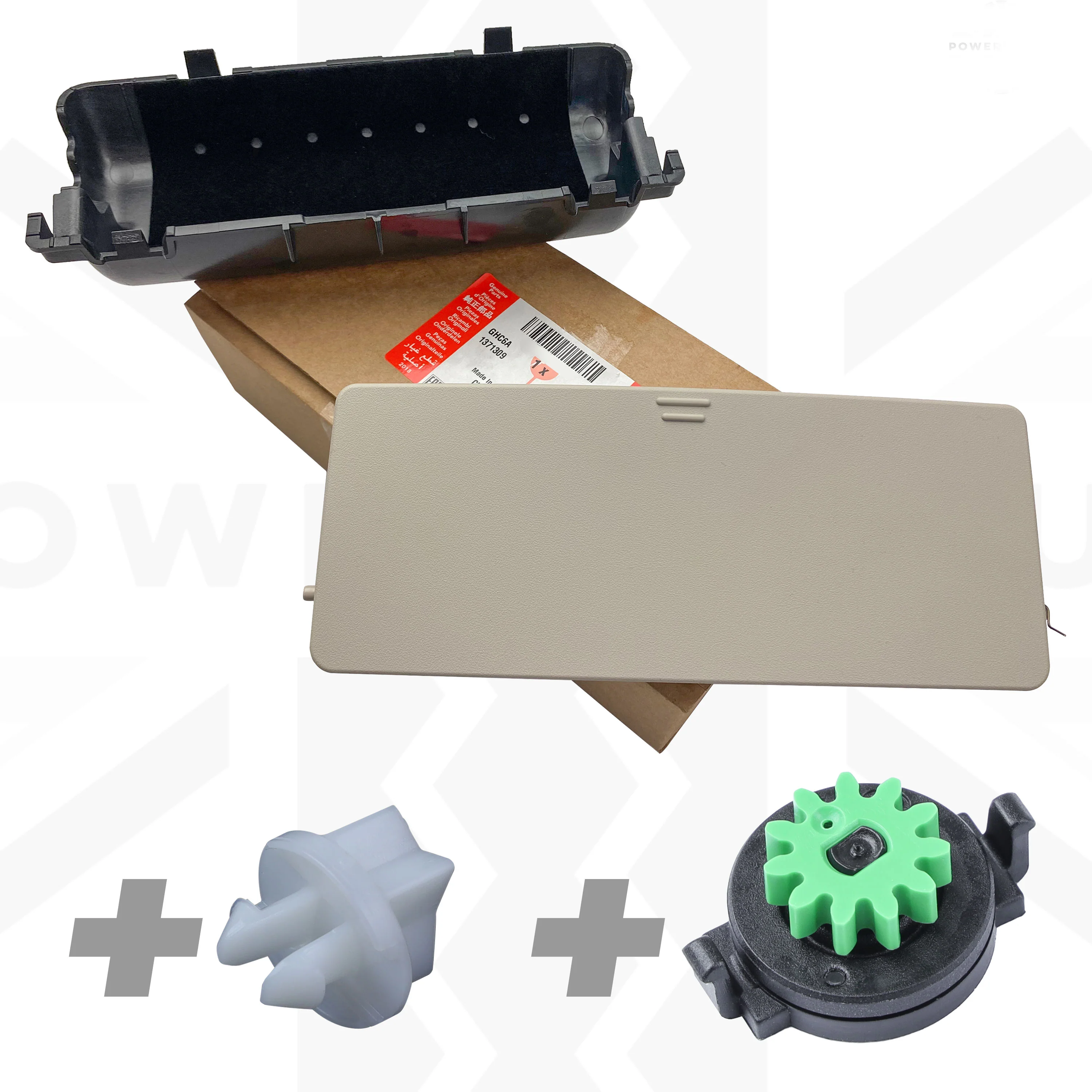 Genuine Sunglasses Holder Upgrade / Repair kit for Land Rover Discovery 5 - Oyster - Image 4