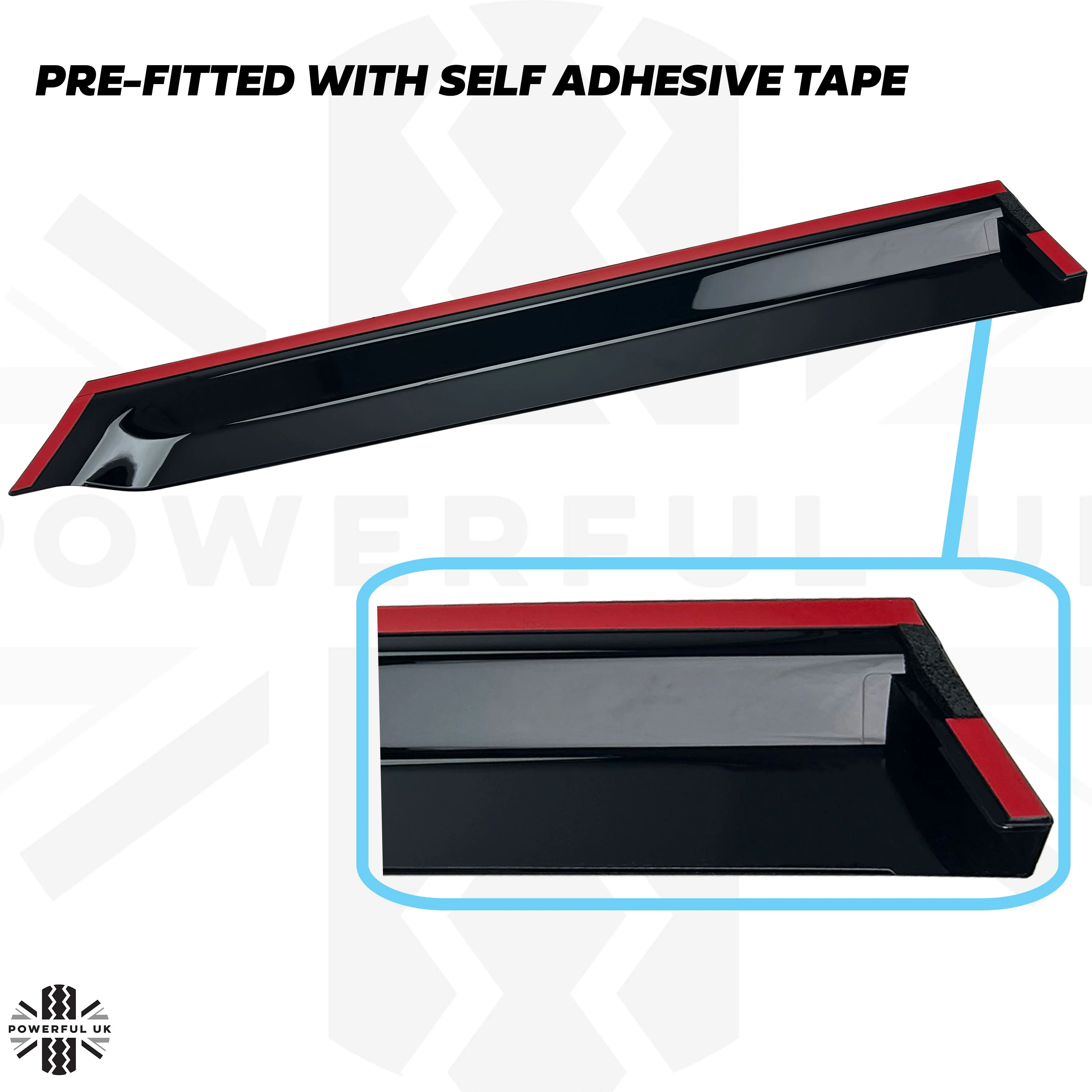 Genuine Wind Deflector kit for Land Rover Discovery Sport - Image 5