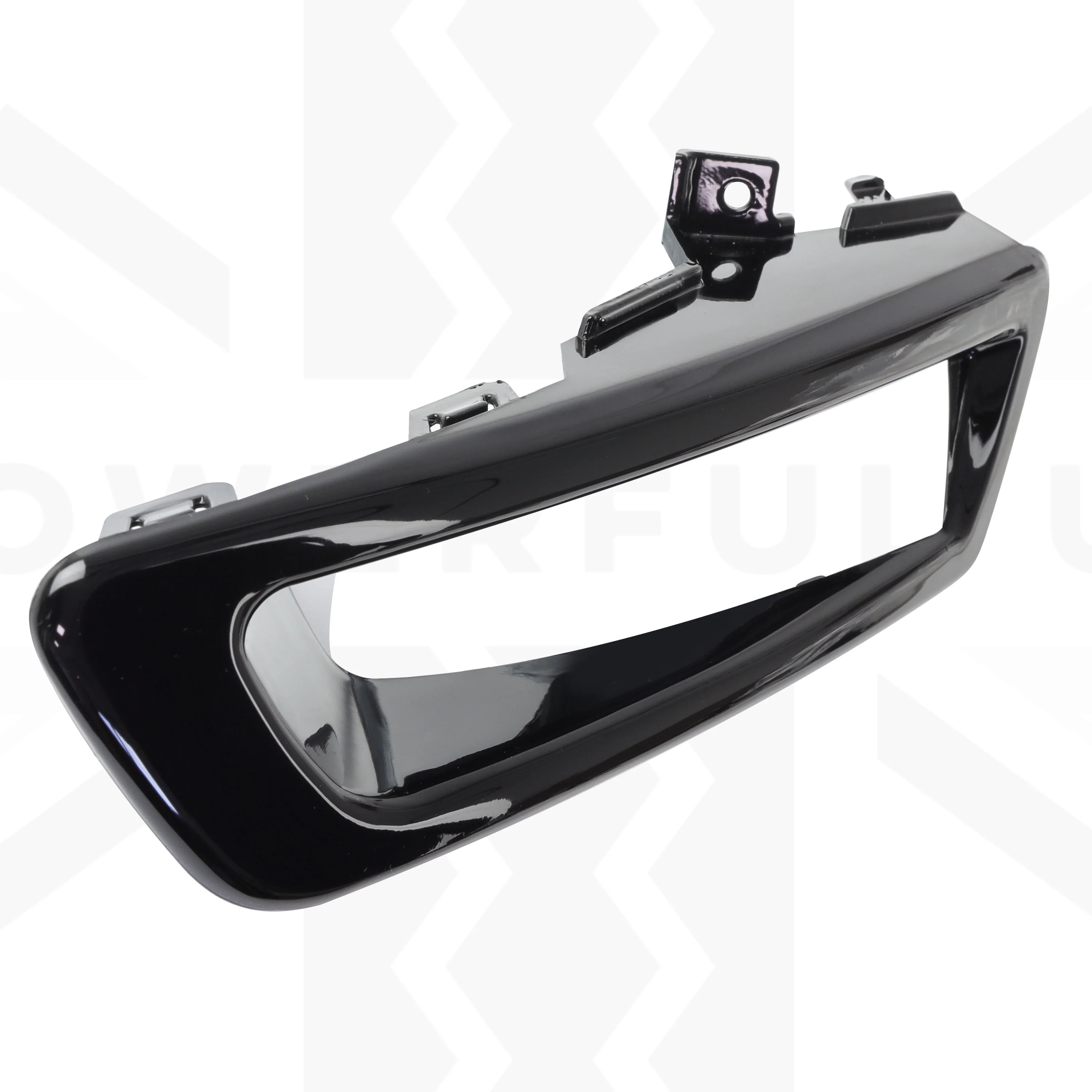 Gloss Black Fog Light Surround for Land Rover Discovery Sport 2015-19 - Left - Image 4