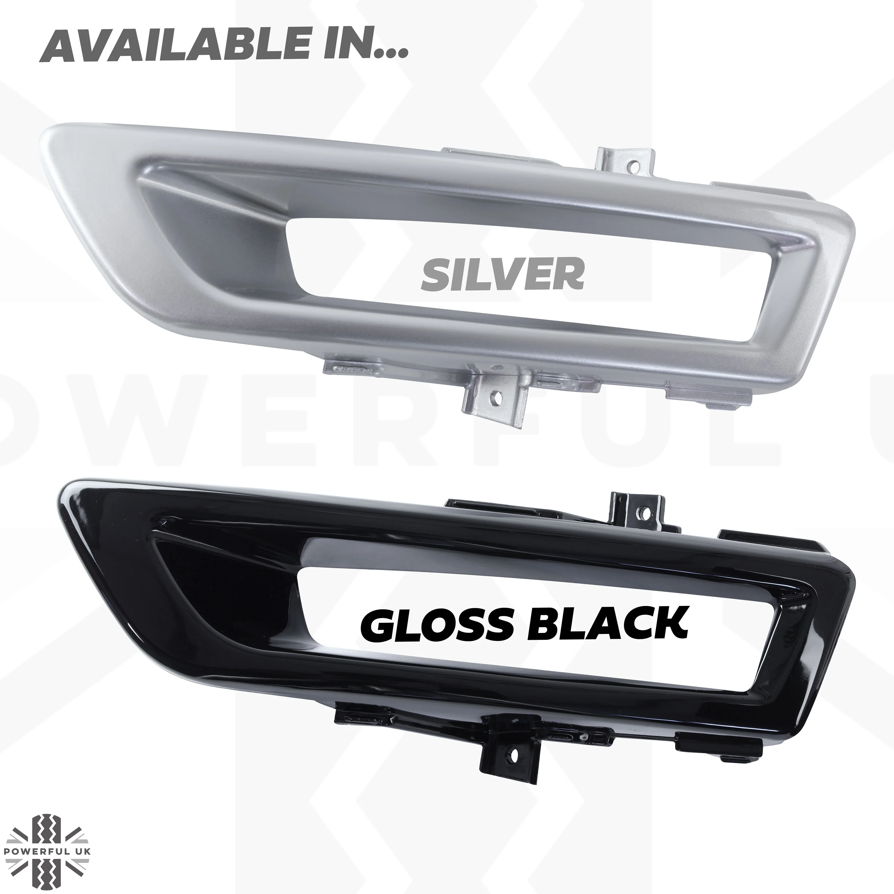 Gloss Black Fog Light Surround for Land Rover Discovery Sport 2015-19 - Right - Image 7