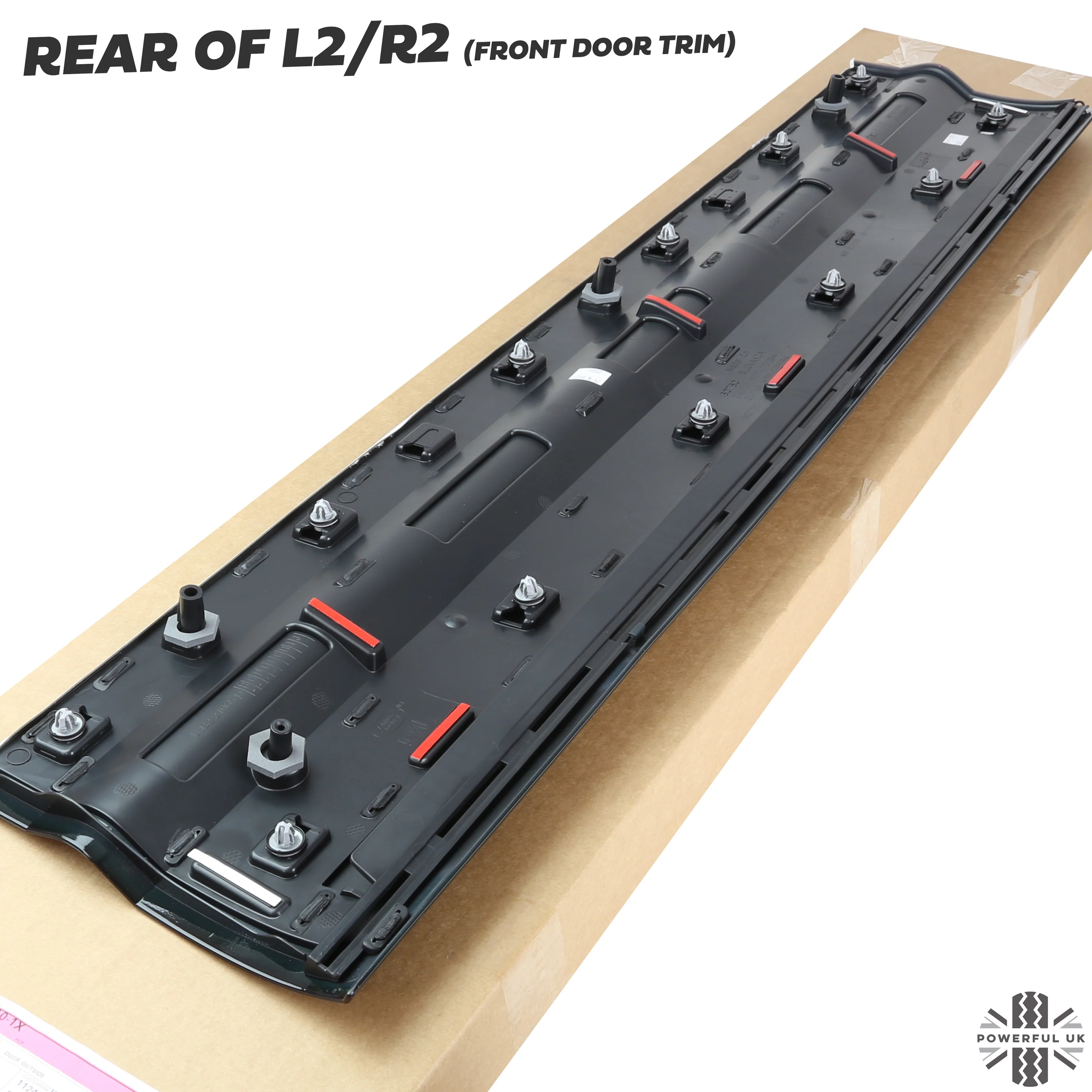Gloss Black Lower Door Moulding 6pc Kit (Genuine) for Land Rover Defender L663 (110+130 Models) - Image 7