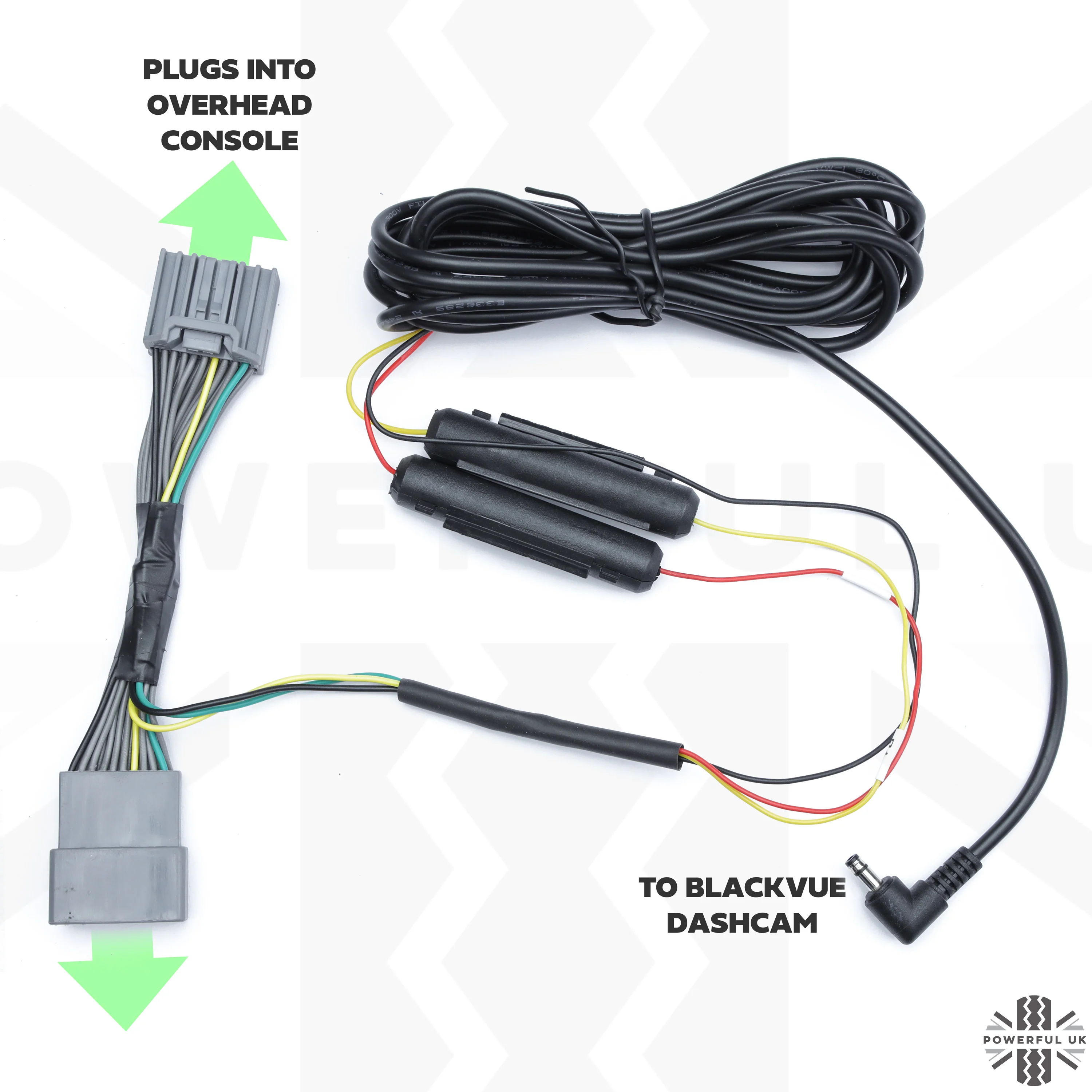 Hardwire Kit for Blackvue Dashcam for Range Rover Evoque 1 with EARLY overhead console (2011-2014) - Image 3