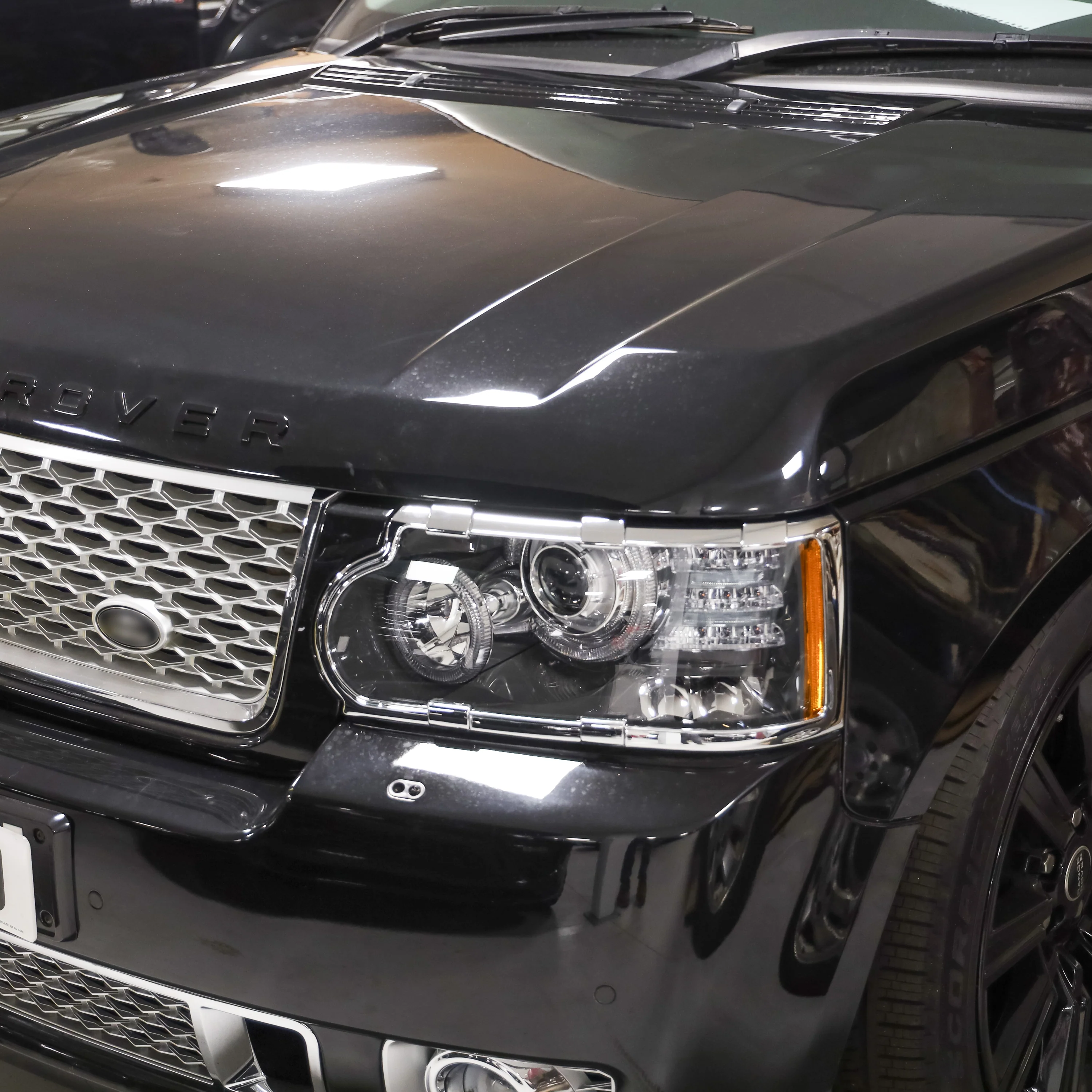 Headlamp Covers for Range Rover L322 2010-13 - Chrome - Image 3