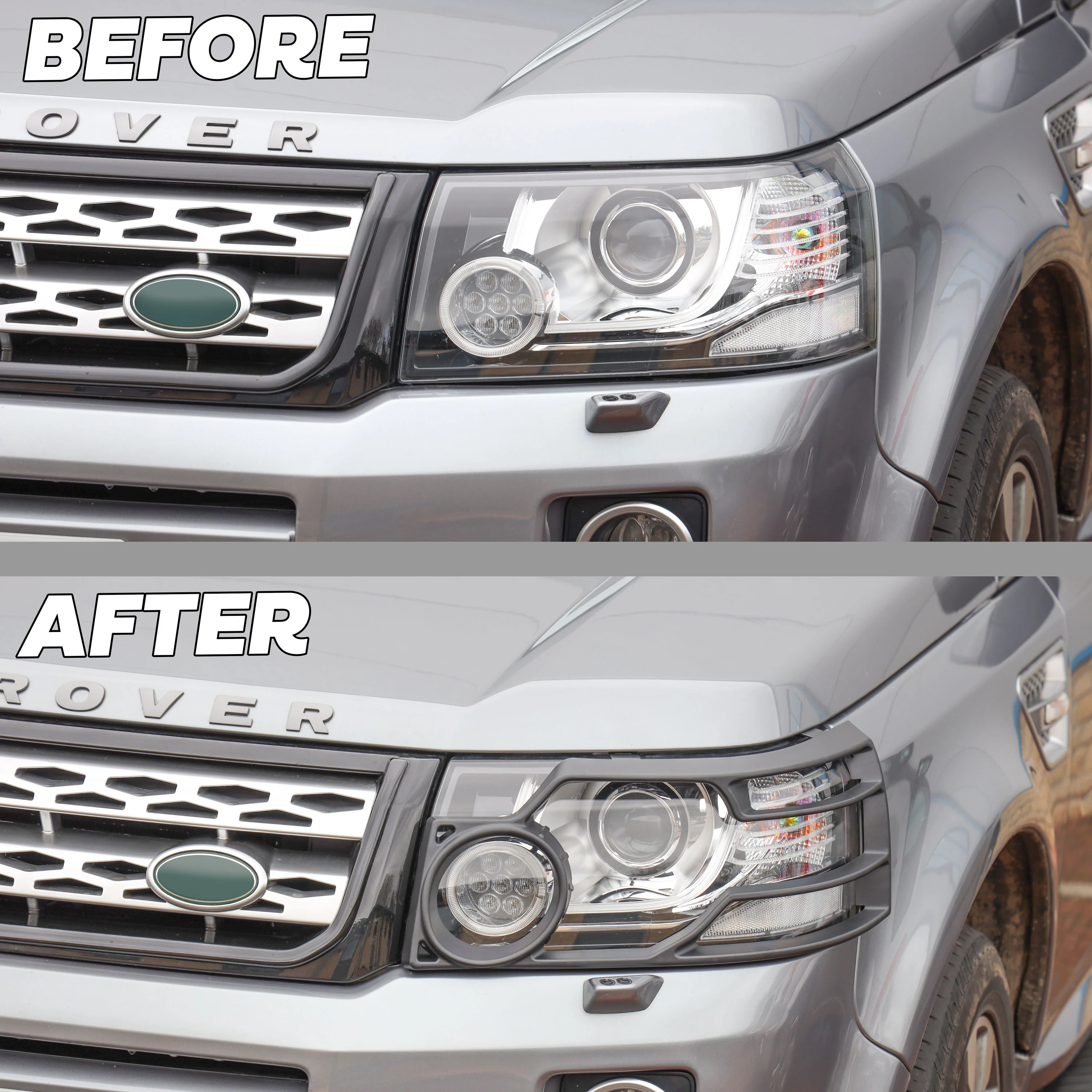 Headlight Guard Kit for Land Rover Freelander 2 - Late Type 2012+ - Image 7