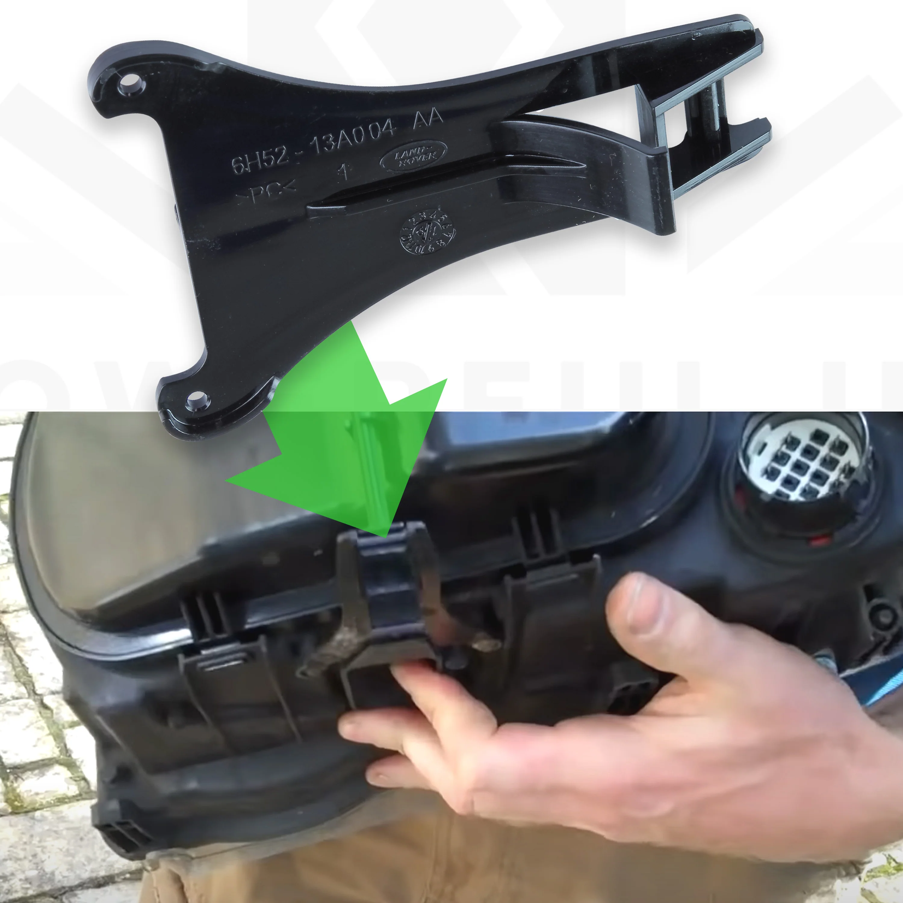 Headlight release ramp tab for Freelander 2 Genuine clip LH or RH - Image 5