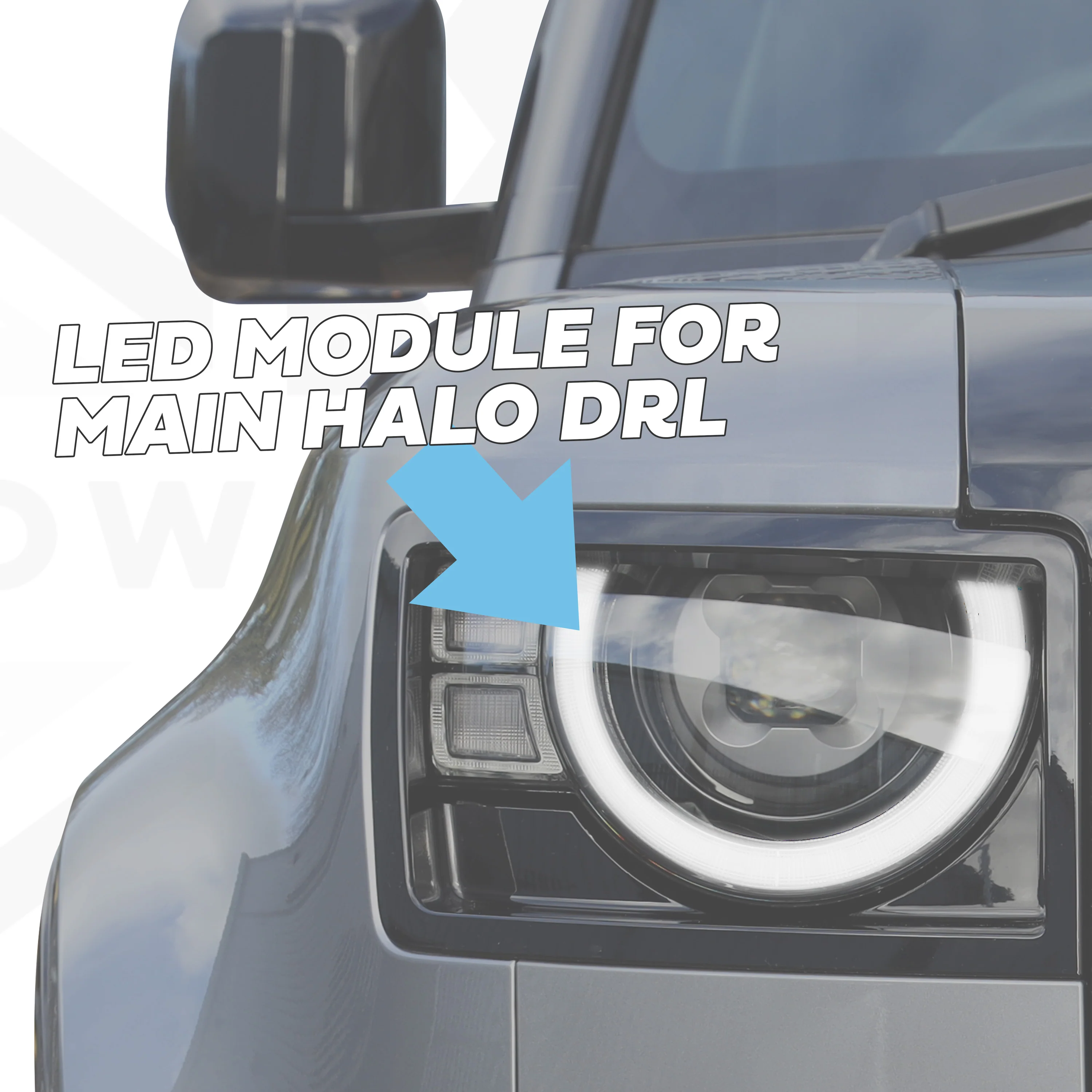 Headlight Signature Halo LED Module for Land Rover Defender L663 - Image 2