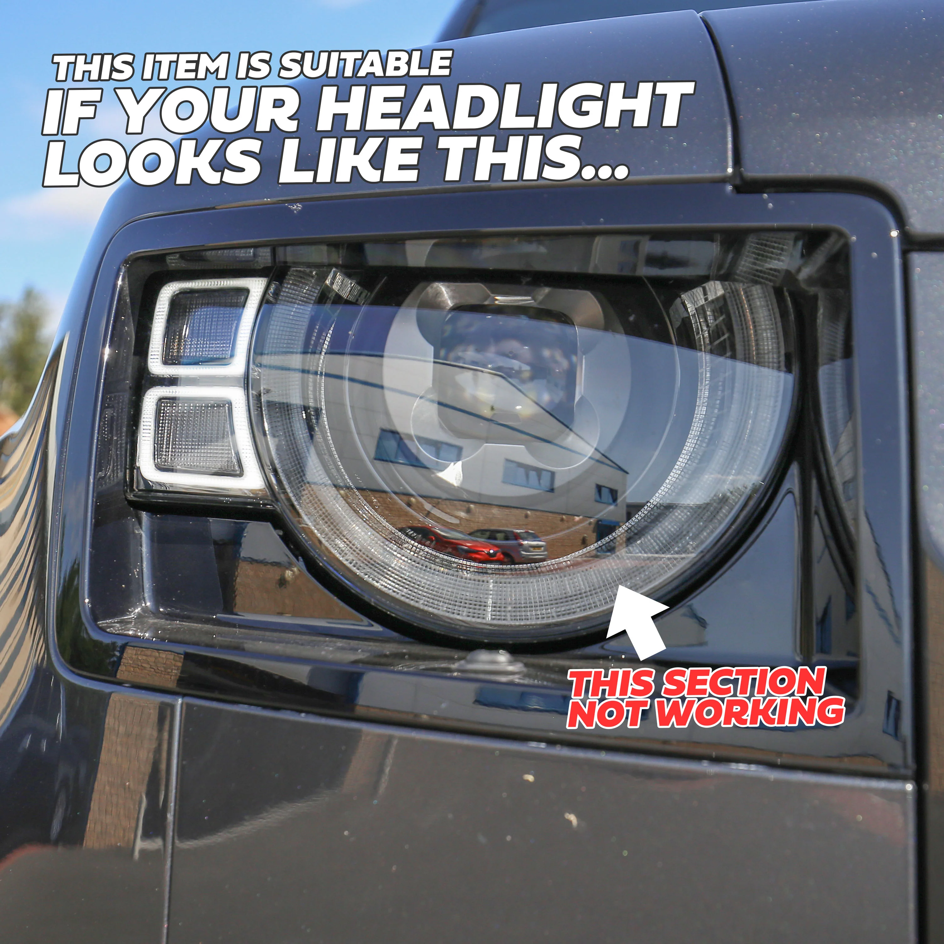Headlight Signature Halo LED Module for Land Rover Defender L663 - Image 7