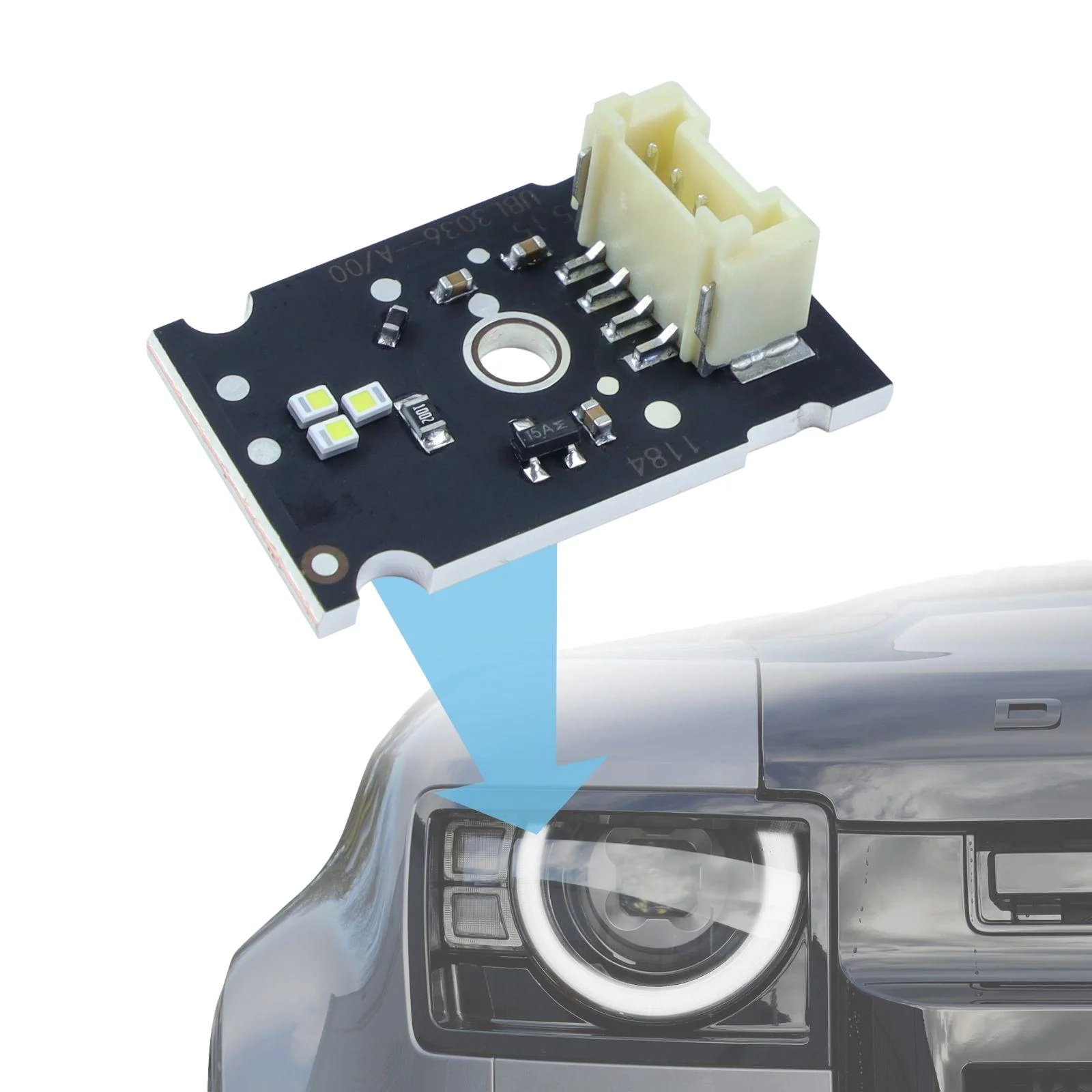 Headlight Signature Halo LED Module for Land Rover Defender L663 - Image 9