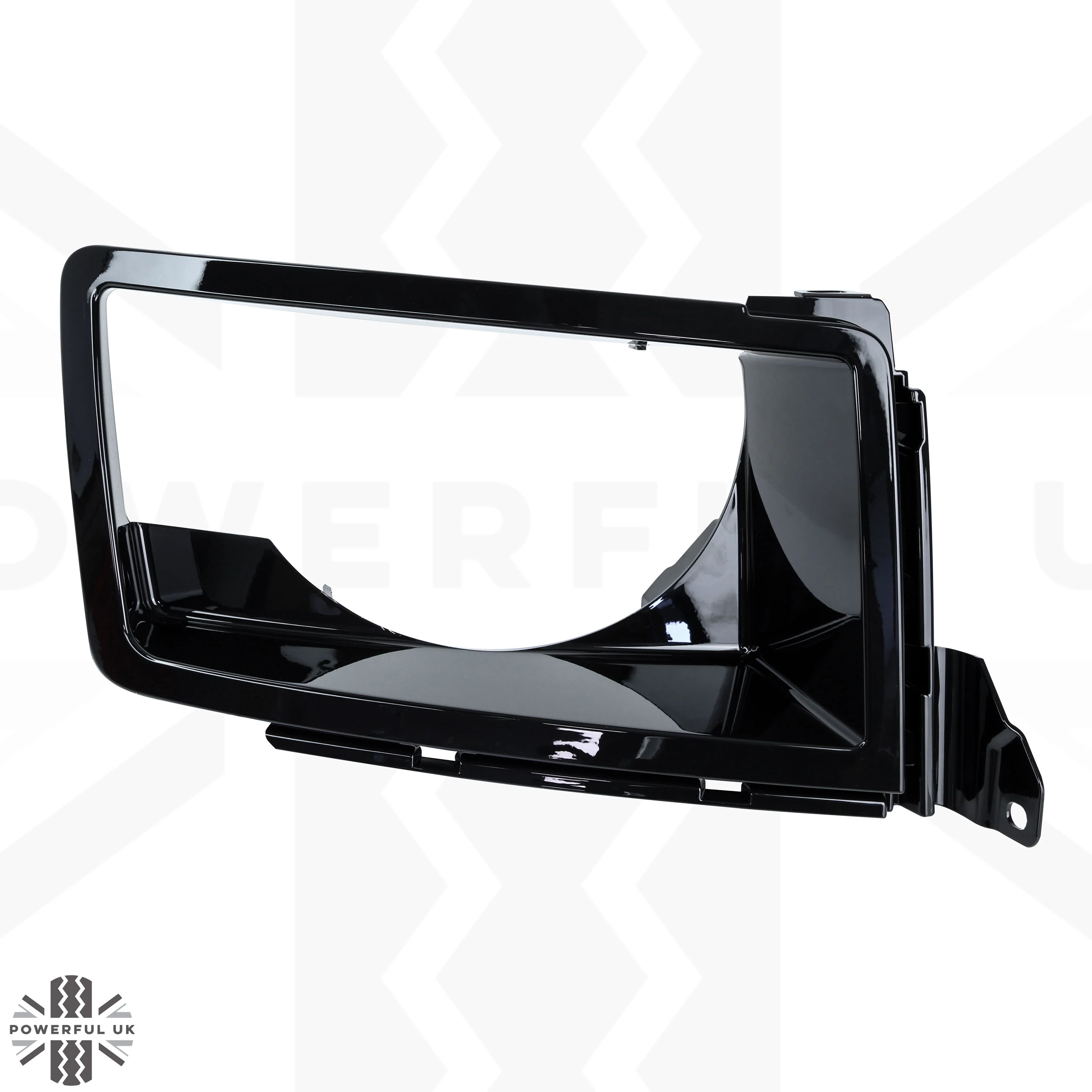 Headlight Surround 'NO Washer' in Gloss Black for Land Rover Defender L663 - RIGHT - Image 2