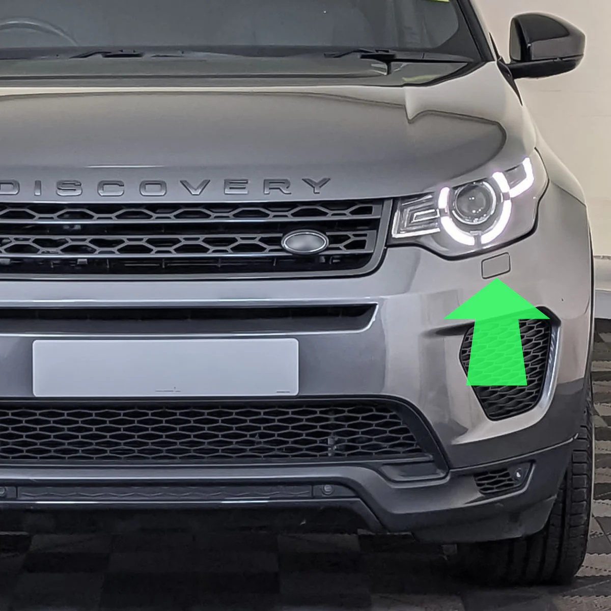 Headlight Washer Blank for Land Rover Discovery Sport 2015-19 (NO Power Wash) - Left - Image 2