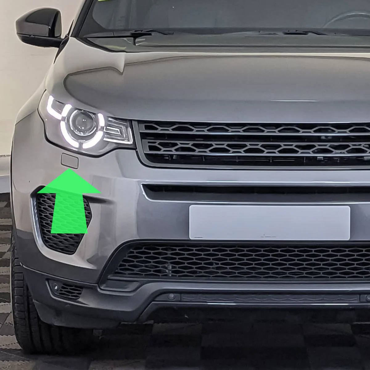 Headlight Washer Blank for Land Rover Discovery Sport 2015-19 (NO Power Wash) - Right - Image 2