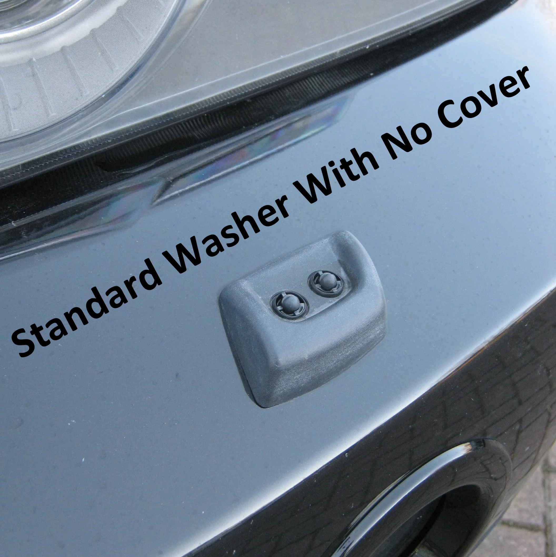 Headlight Washer Jet Covers in Alaska White for Range Rover Sport L320 - Image 3