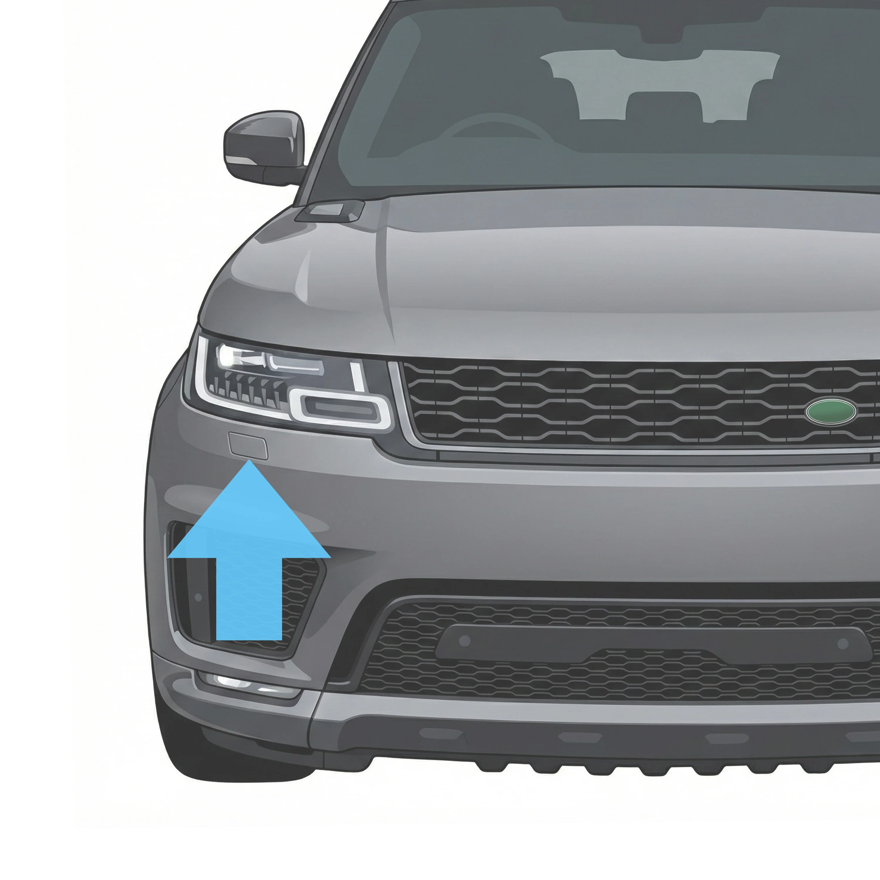 Headlight Washer Jet for Range Rover Sport L494 2018-22 - Left - Image 3