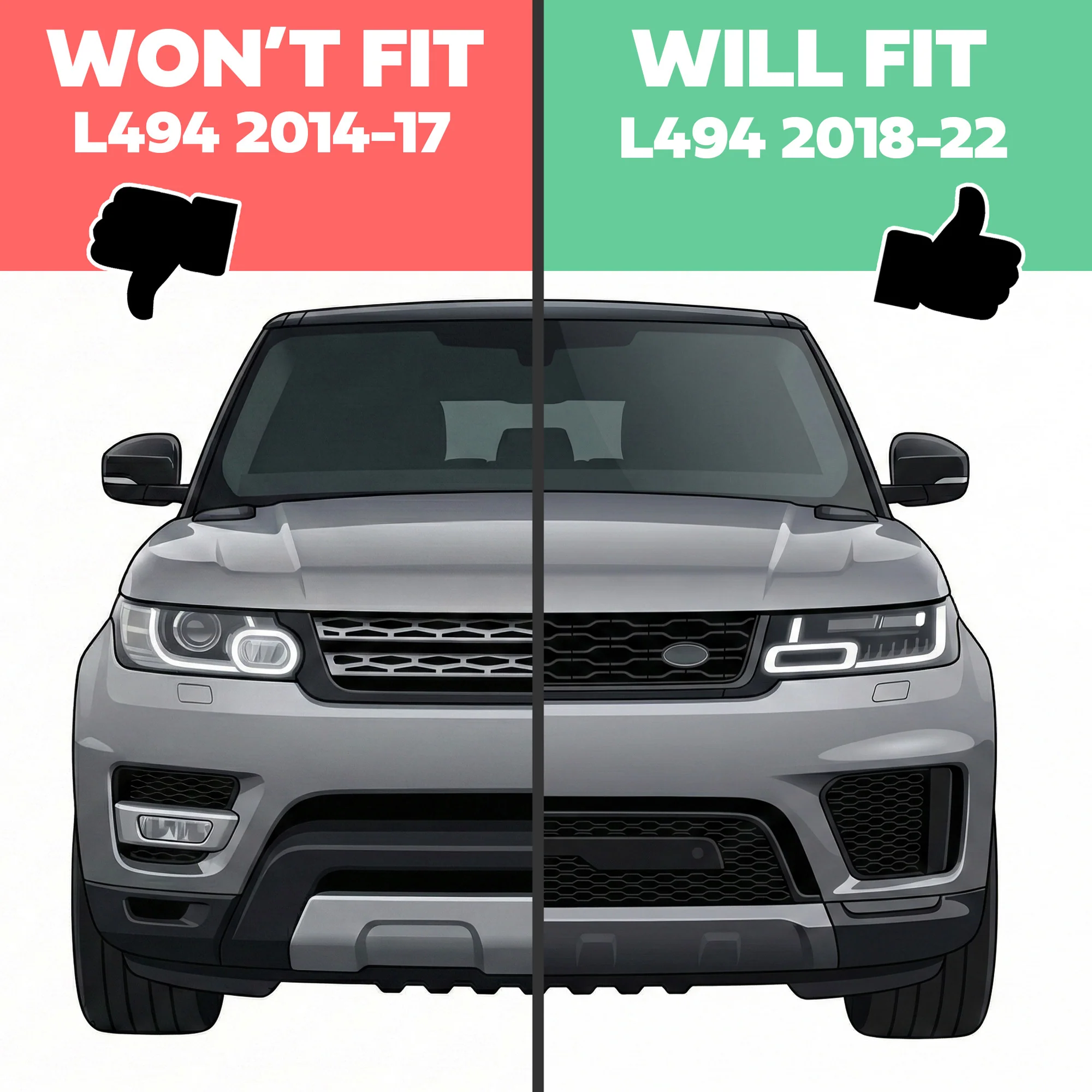 Headlight Washer Jet for Range Rover Sport L494 2018-22 - Left - Image 8