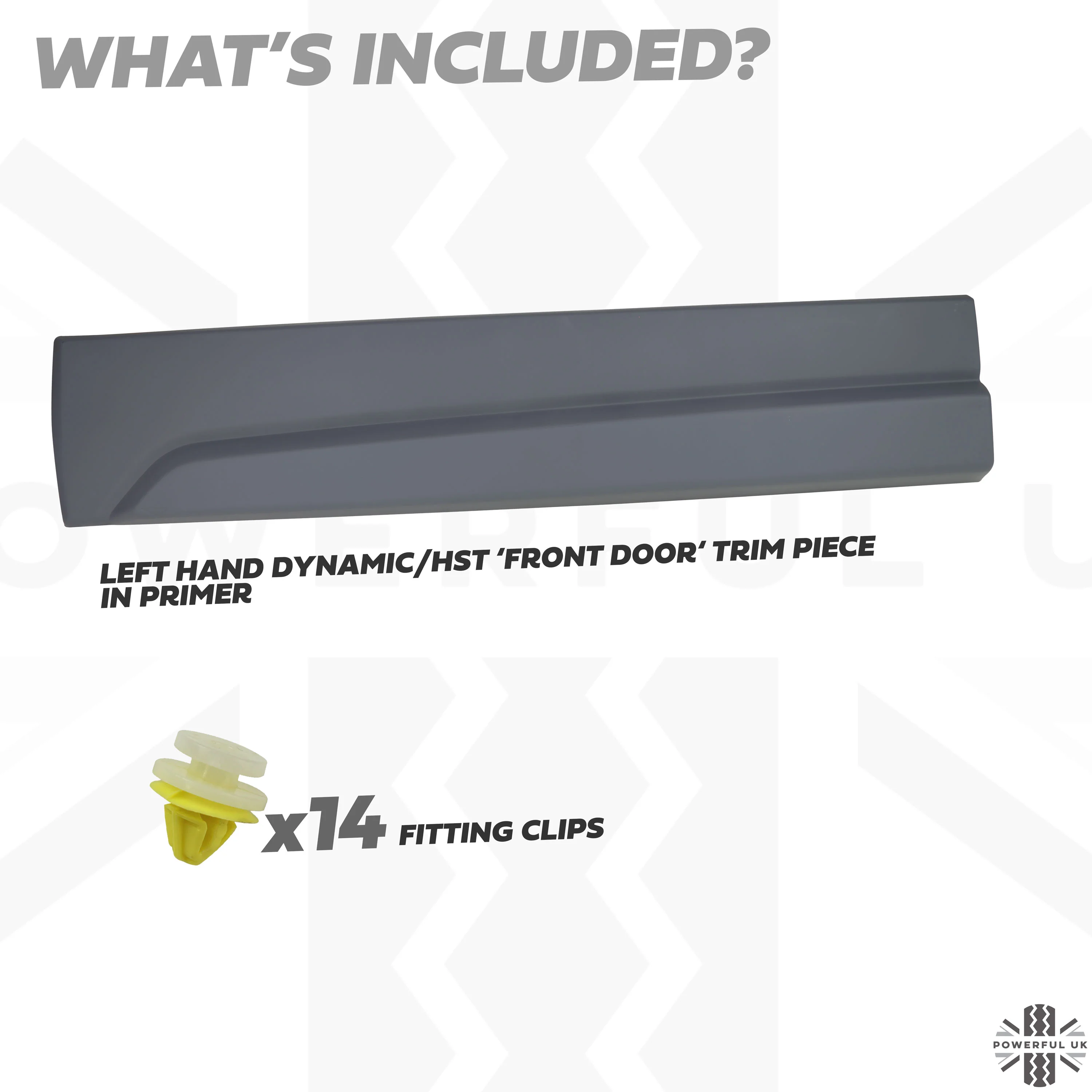 HST/Dynamic Lower Door Moulding in Primer - Front Left Door - for Land Rover Freelander 2 - Image 3