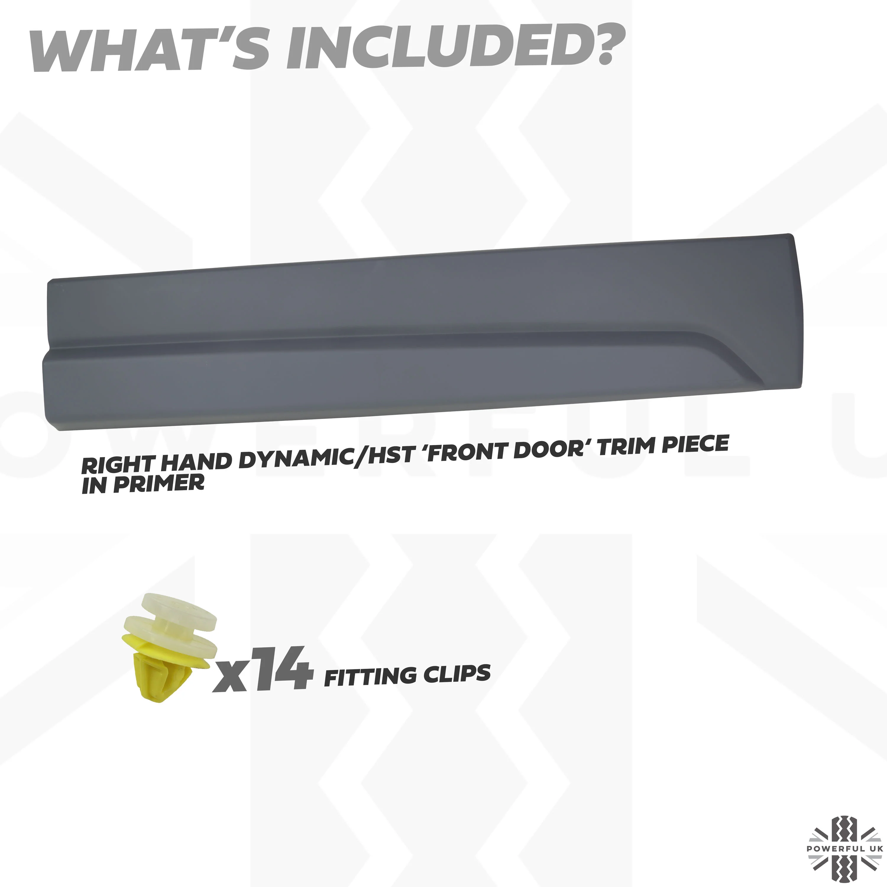 HST/Dynamic Lower Door Moulding in Primer - Front Right Door - for Land Rover Freelander 2 - Image 3