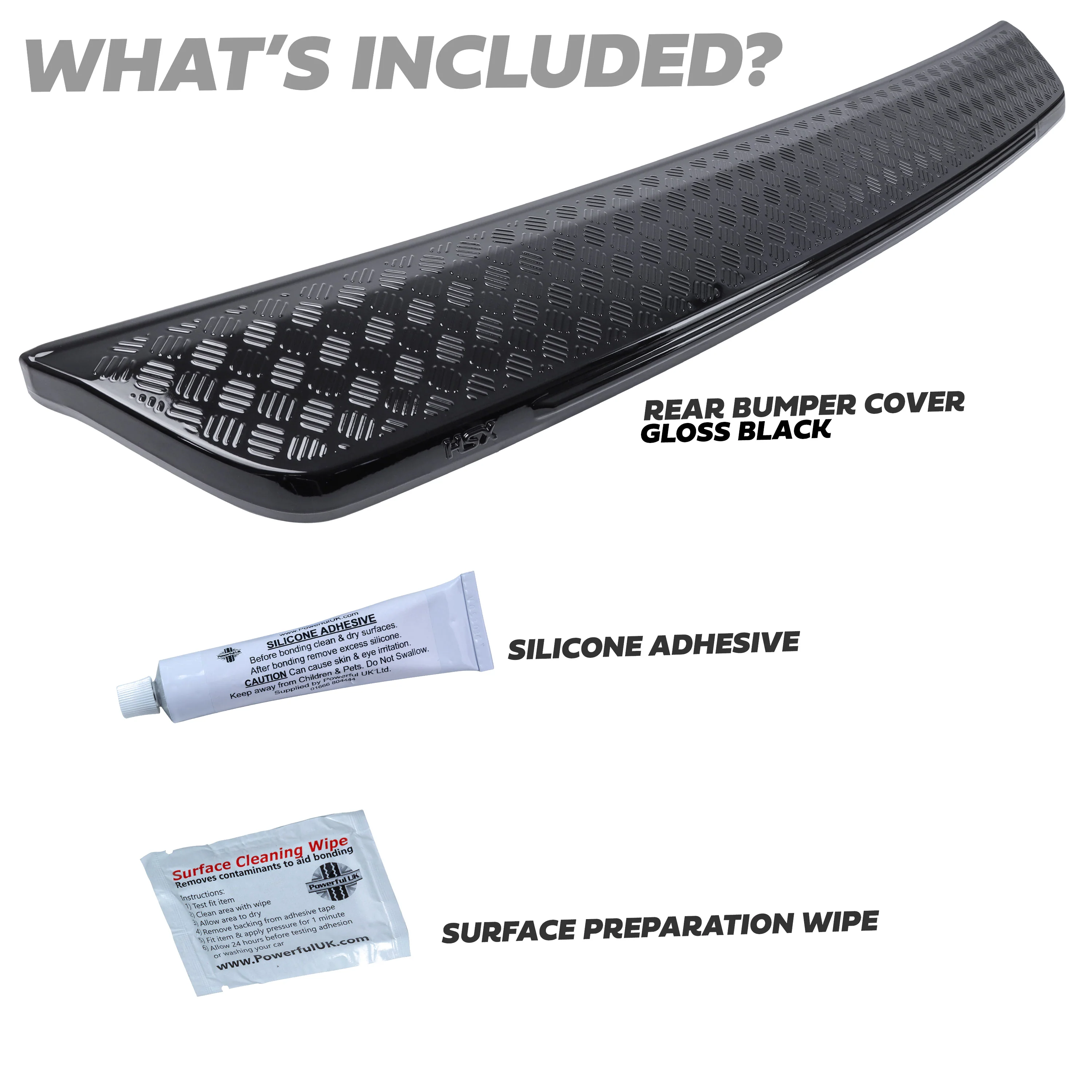 HSX Extended Rear Bumper Cover for Land Rover Defender L663 - Gloss Black - Image 4