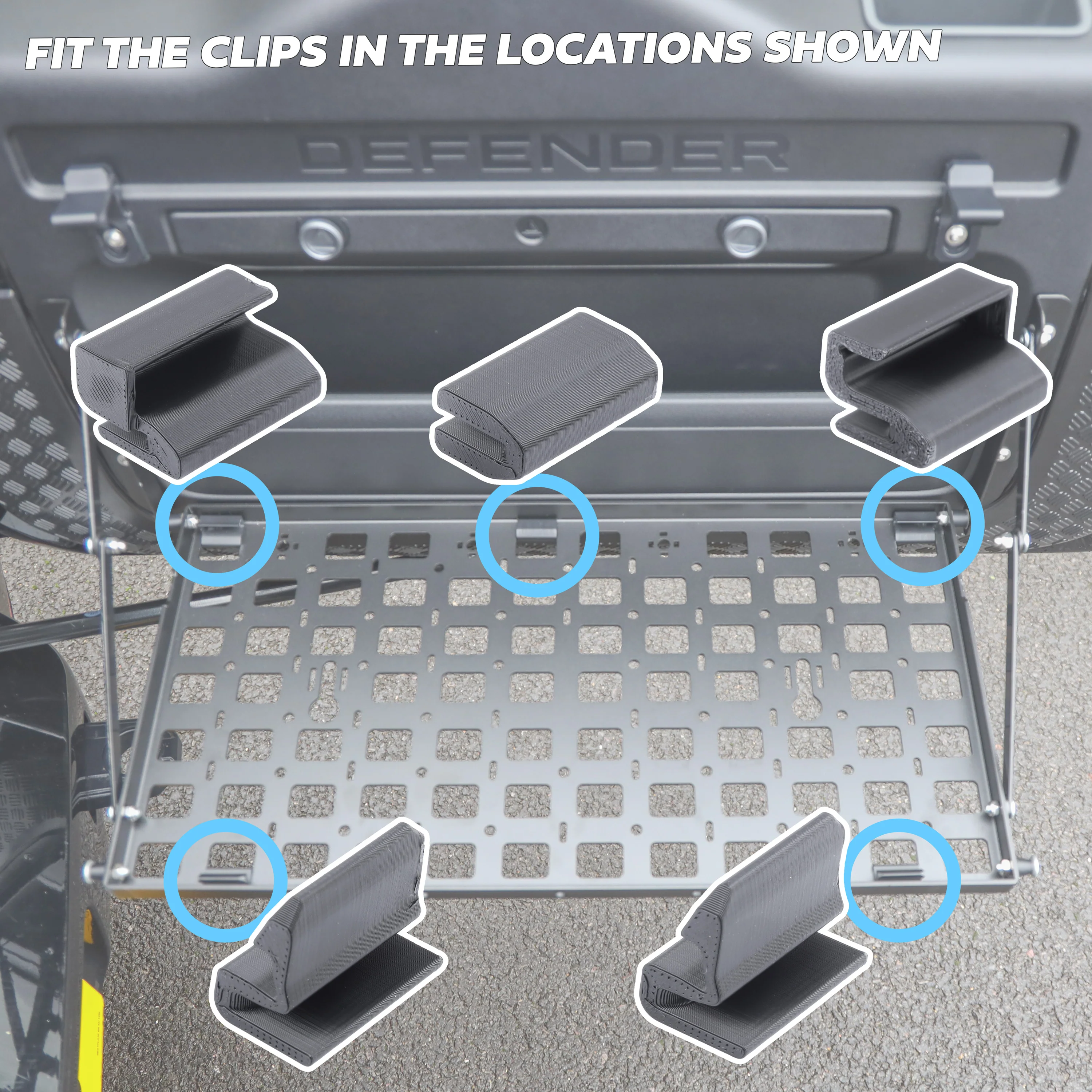Insert Board for Powerful UK Folding Picnic Table for Land Rover Defender L663 - Image 8