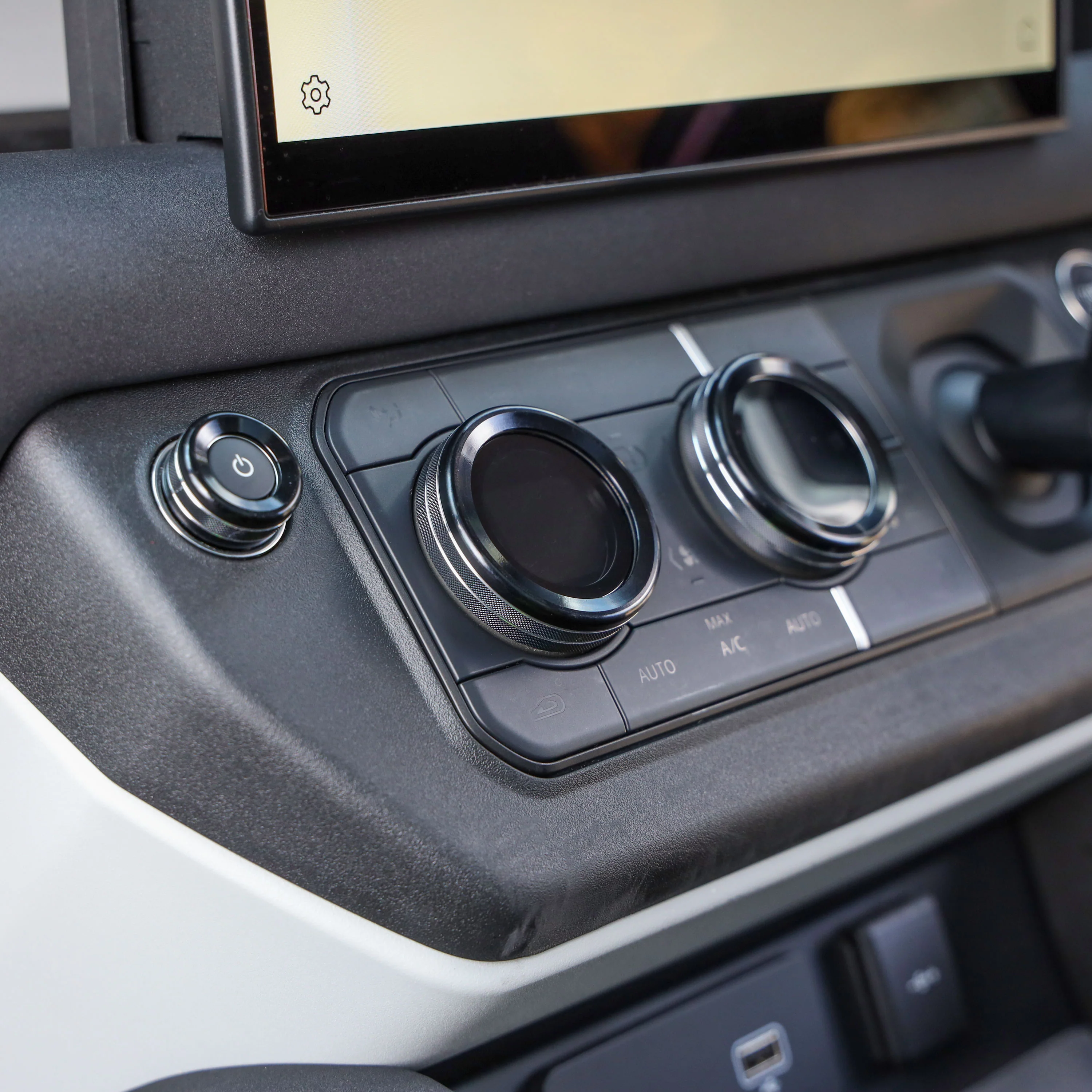 Interior Aircon Control Trim - Set of 3 - BLACK - for Land Rover Defender L663 - Image 2