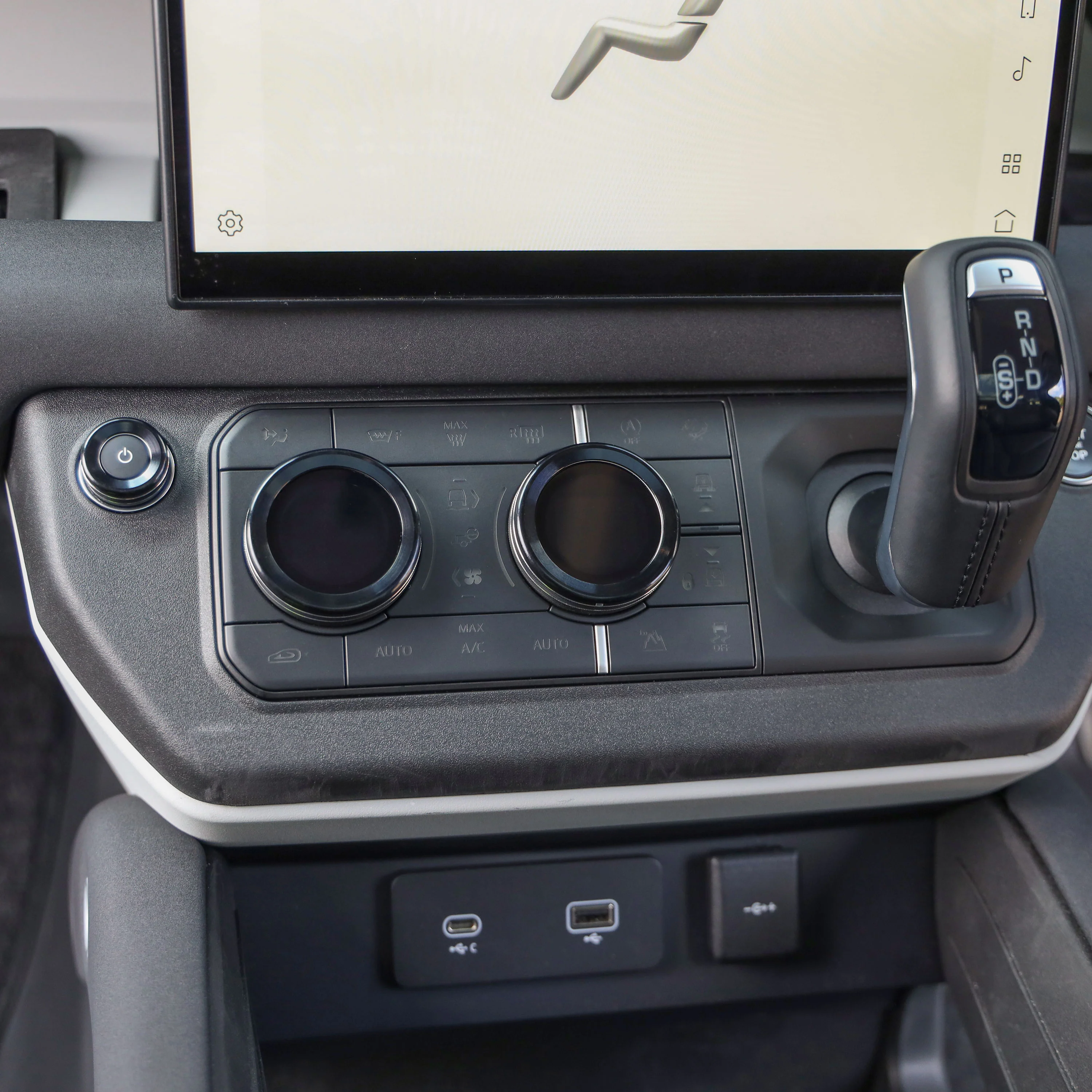 Interior Aircon Control Trim - Set of 3 - BLACK - for Land Rover Defender L663 - Image 5