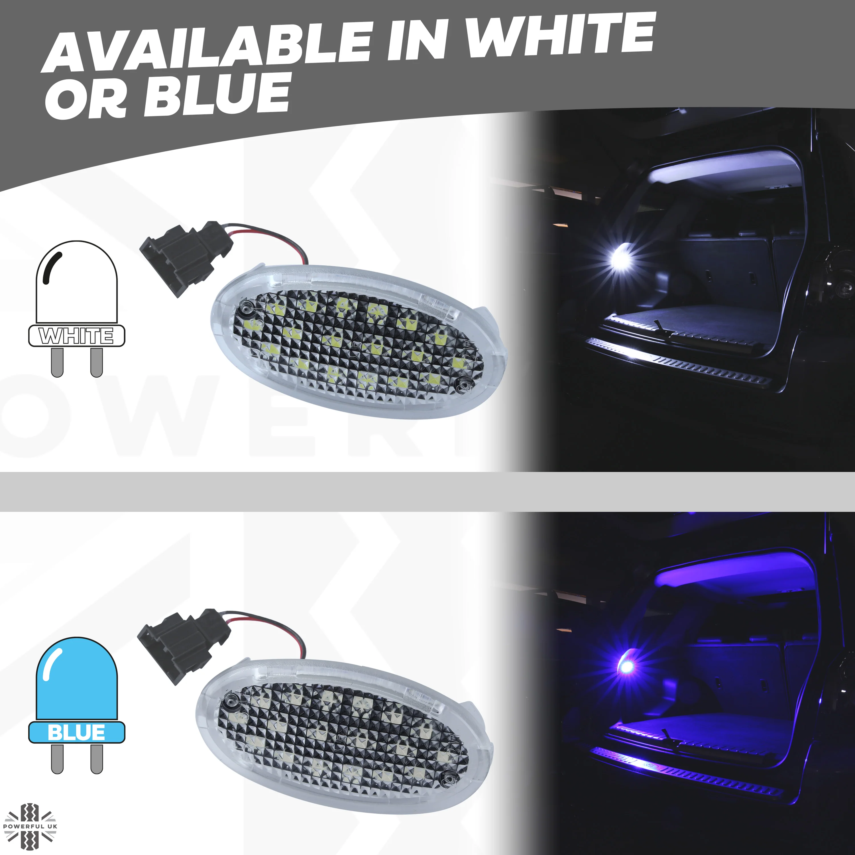Interior Boot LED Light for Land Rover Freelander 2 - White - Image 8