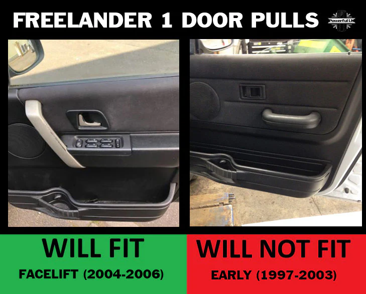 Interior door card pull trim champagne silver for Land Rover Freelander 1  - LH - Image 3