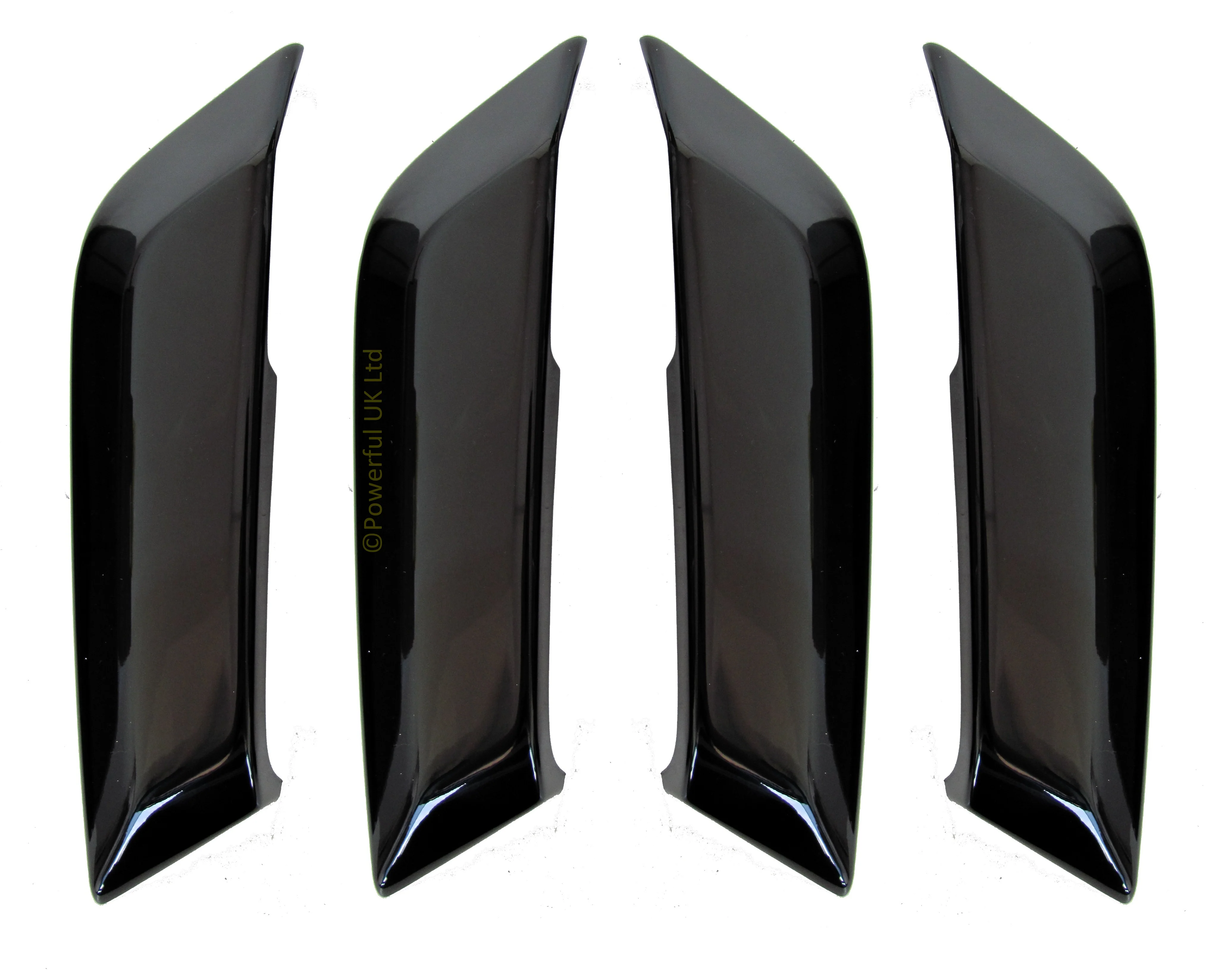 Interior Door Pull Covers (4 pc) - Gloss Black - for Land Rover Freelander 2