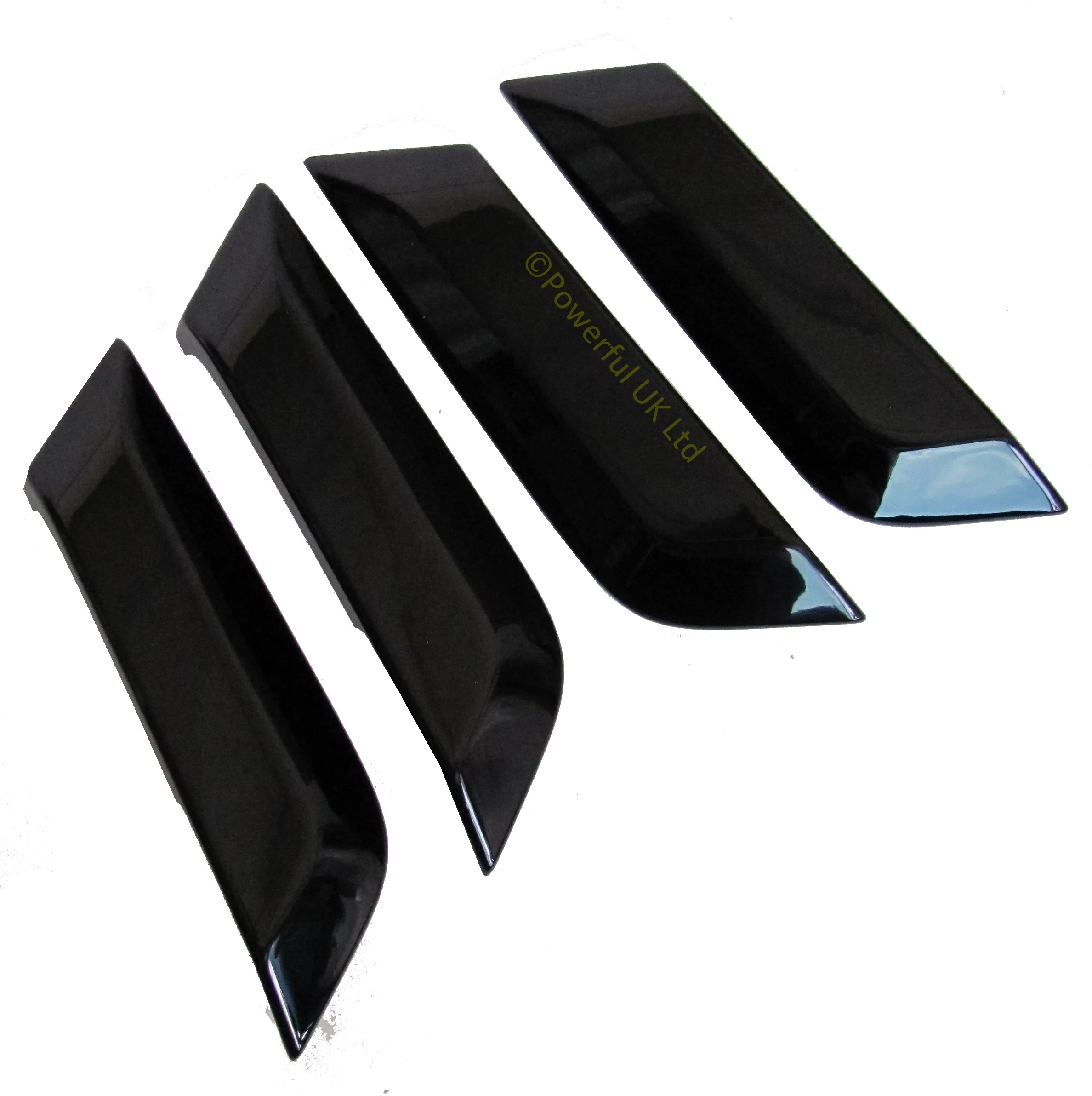 Interior Door Pull Covers (4 pc) - Gloss Black - for Land Rover Freelander 2 - Image 3