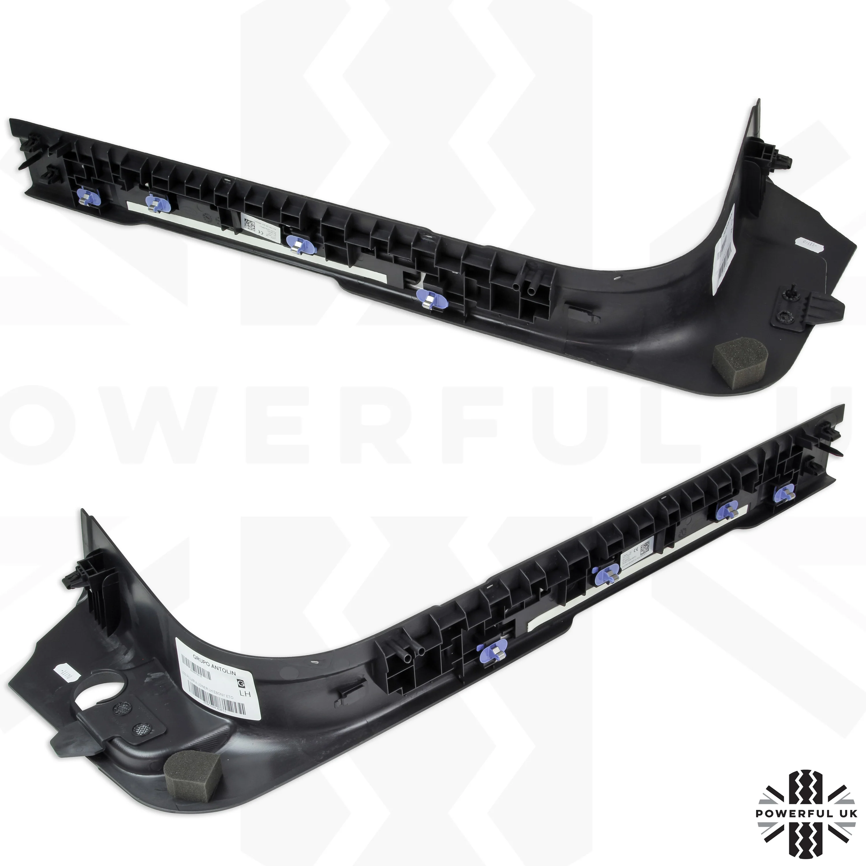 Interior Front Door Sill Scuff Plates - Ebony Black - for Land Rover Discovery Sport - Image 6