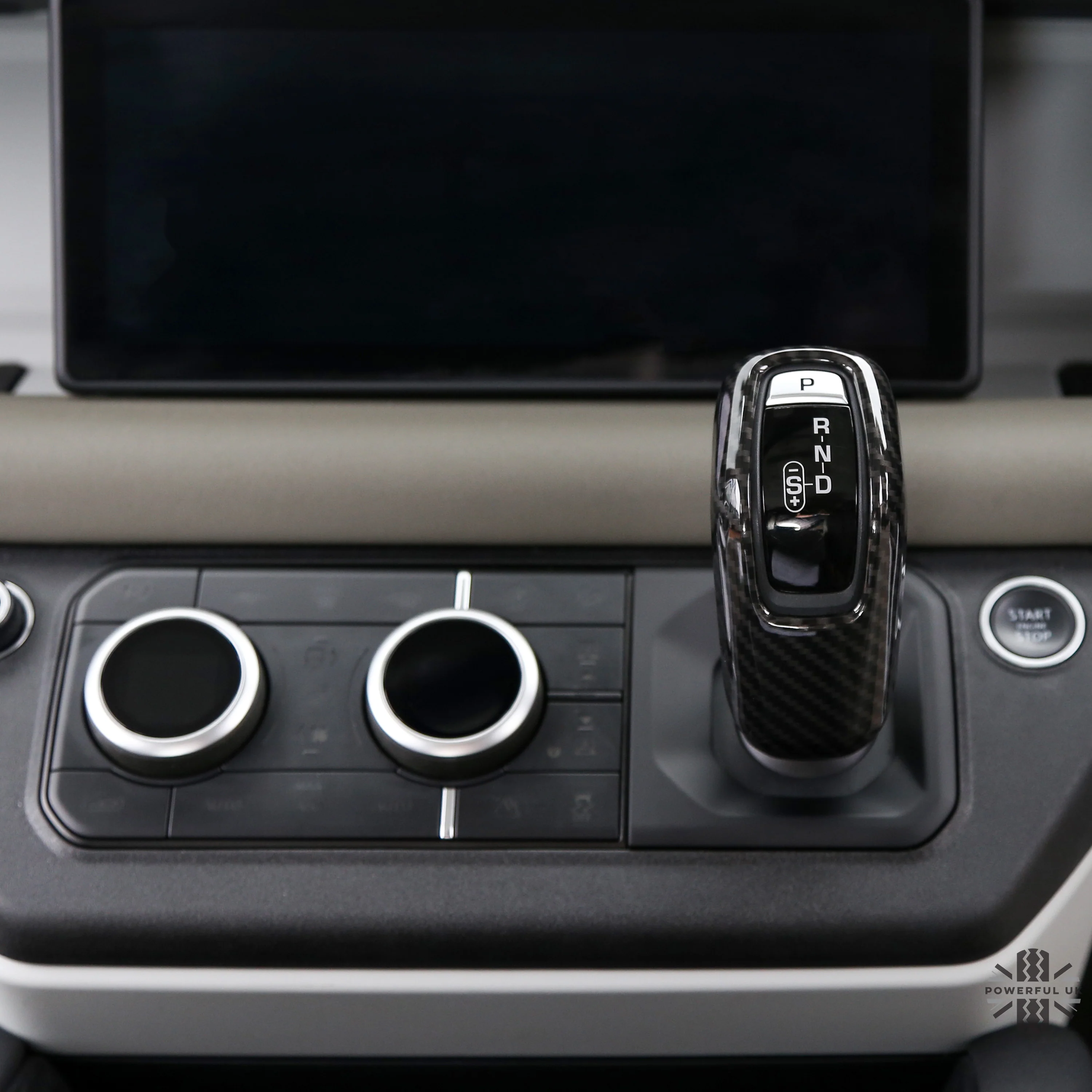 Interior Gear Selector Trim - Carbon - for Land Rover Defender L663 - Image 4