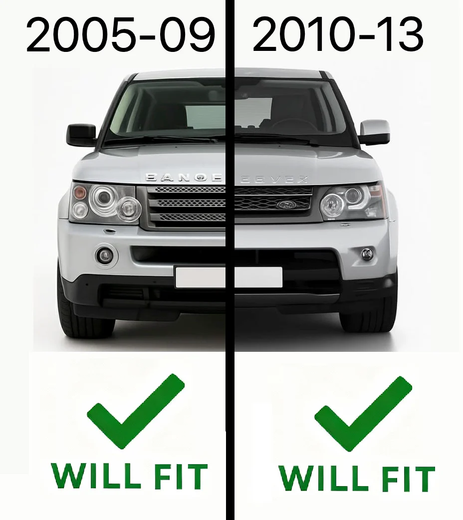 Interior Rear Air Vent Covers (pair) - Silver - for Range Rover Sport L320 - Image 5