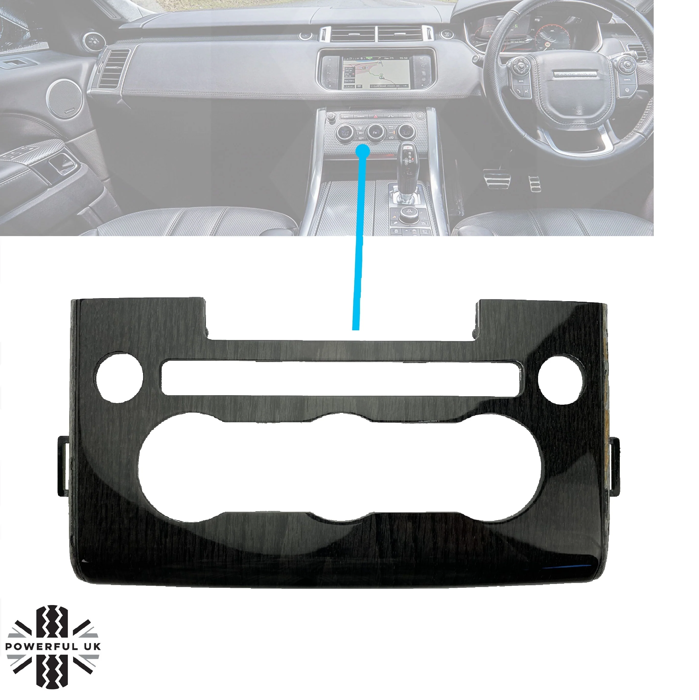 Interior Trim Kit - Dark Oak Wood - RHD for Range Rover Sport L494 (2014-17) - Image 4
