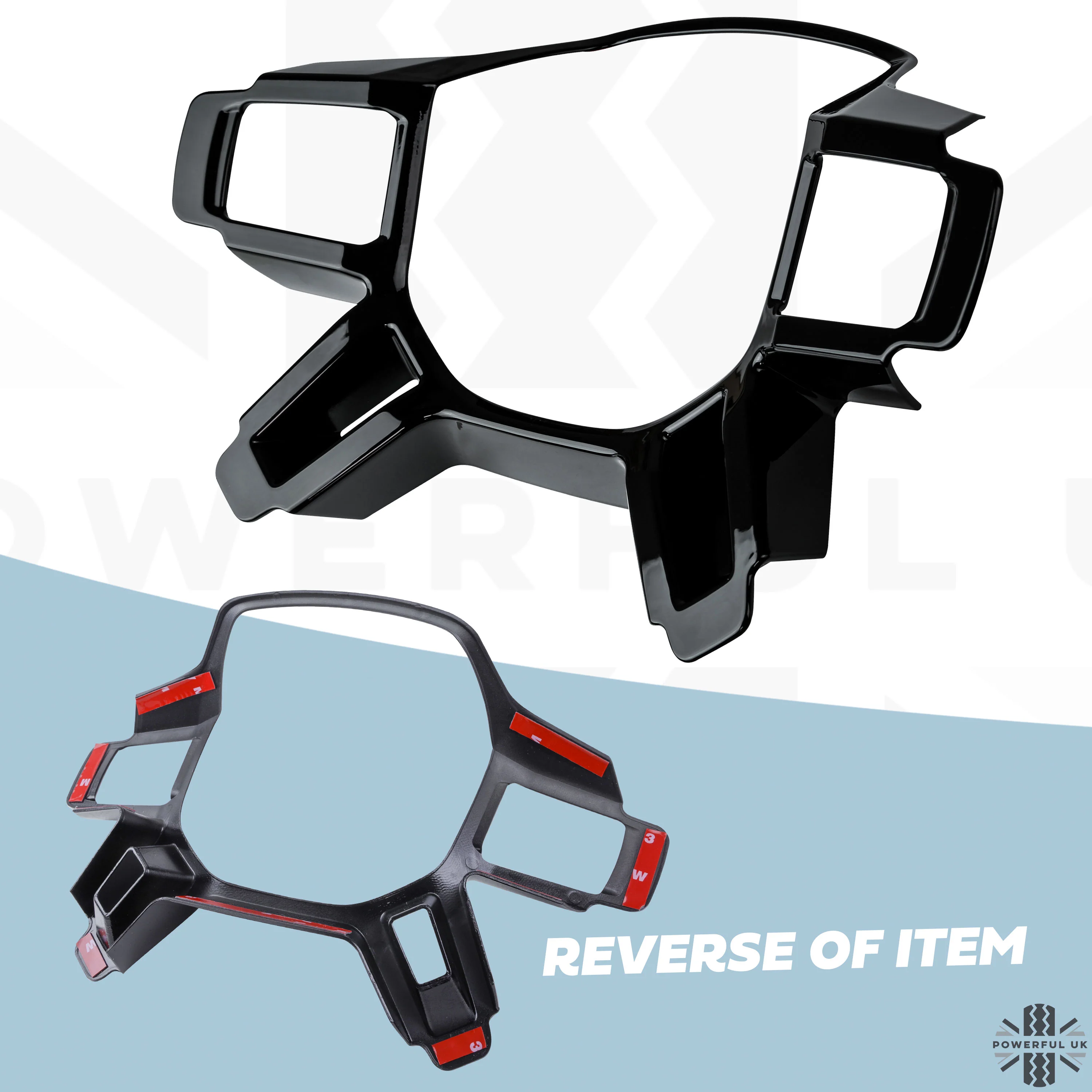 Interior Trim Kit for Land Rover Defender L663 - Gloss Black - Image 3