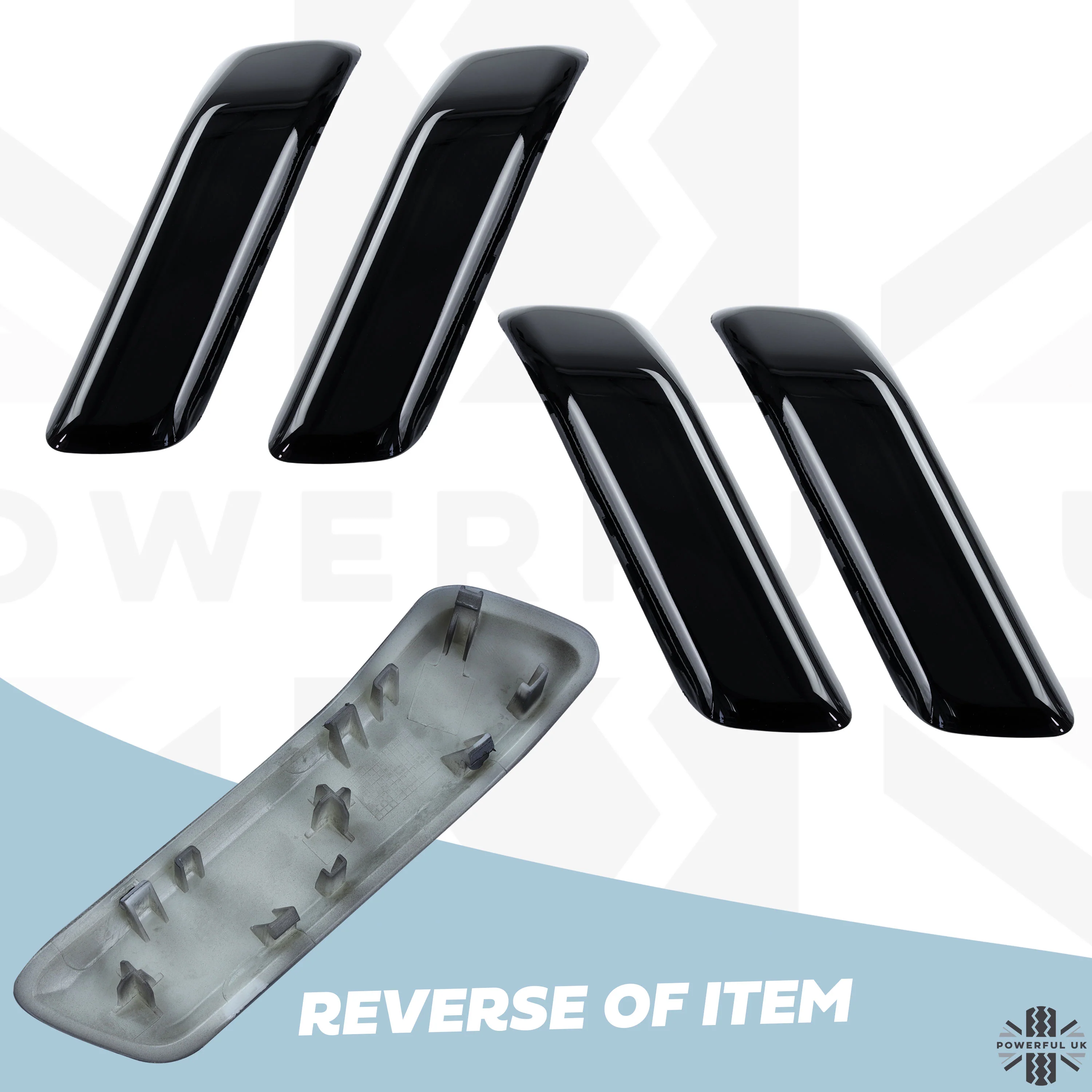 Interior Trim Kit for Land Rover Defender L663 - Gloss Black - Image 8