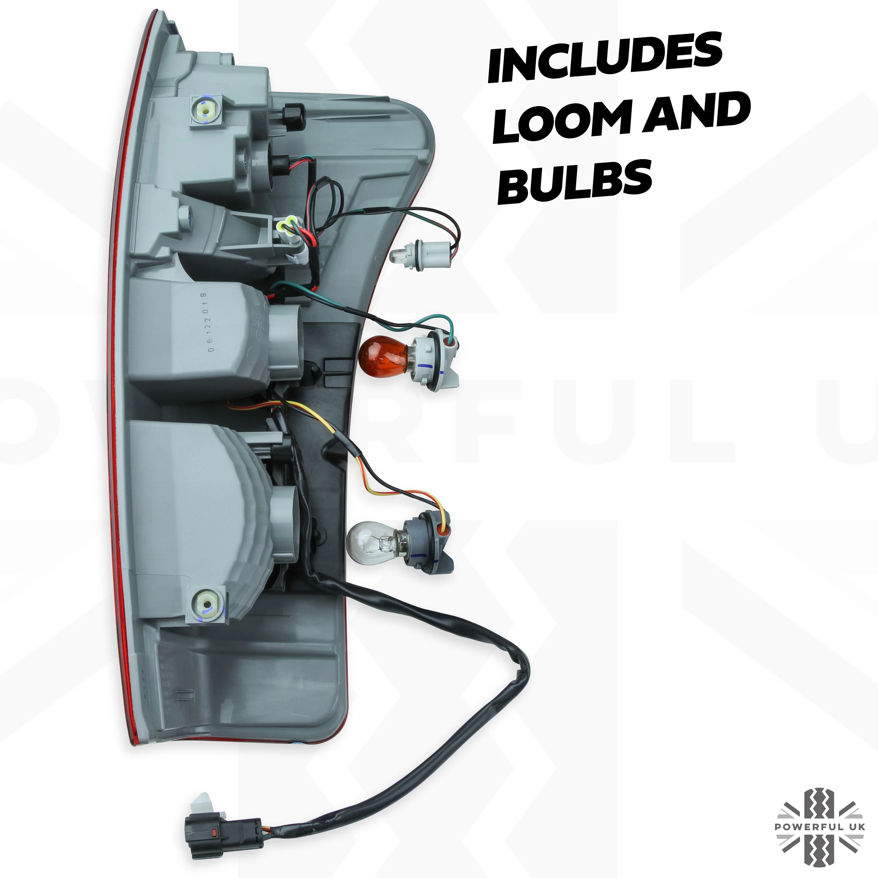 Isuzu Rodeo Dmax Pickup (2012-21) LED Rear Light Assembly + Loom - Type 2 - LH - Image 4