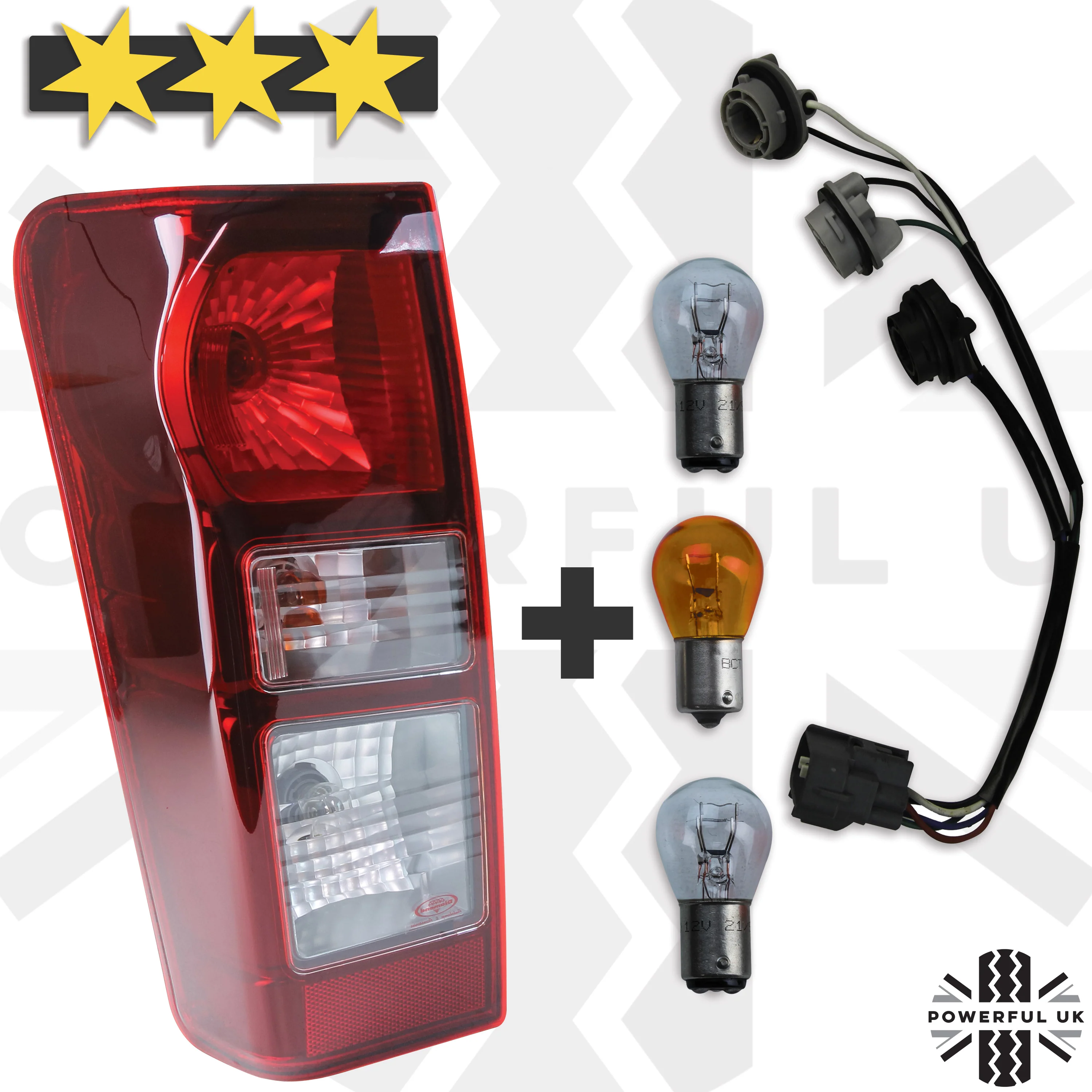 Isuzu Rodeo DMax Pickup (2012-21) Rear Light inc Loom+Bulbs - LH - Image 8