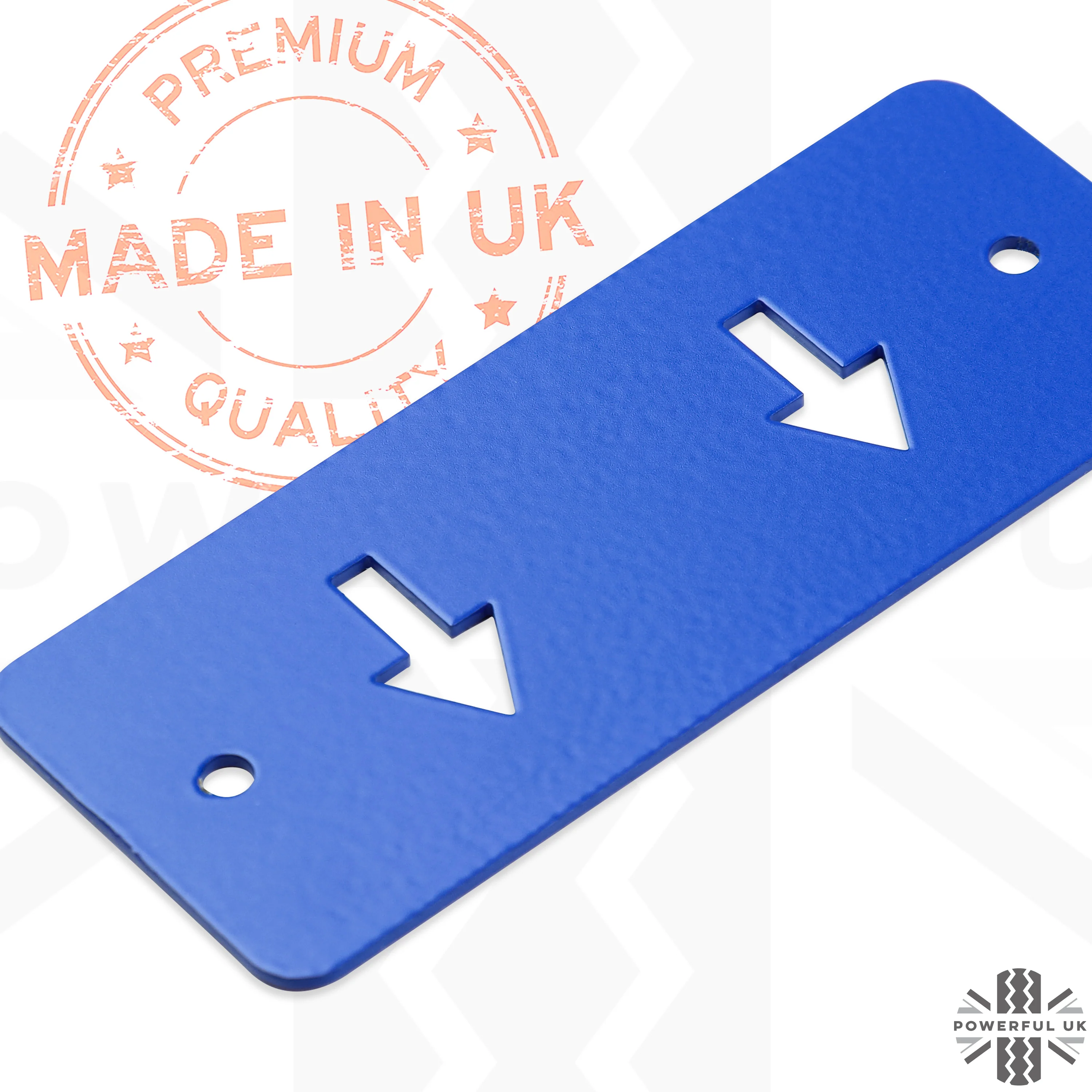 Jacking Point Marker Plate Kit - BLUE - for Land Rover Defender L663 - Image 4