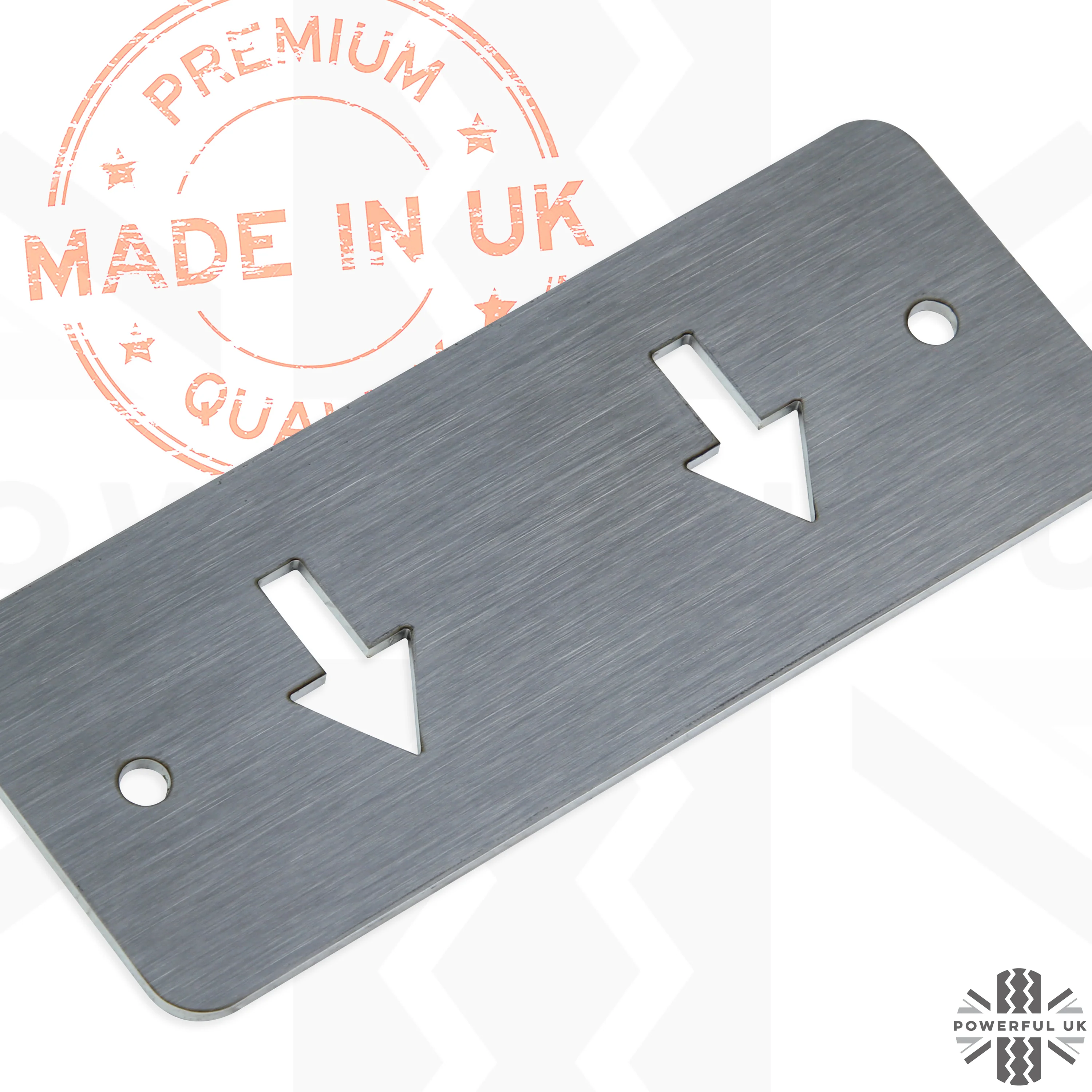 Jacking Point Marker Plate Kit - Stainless - for Land Rover Defender L663 - Image 4