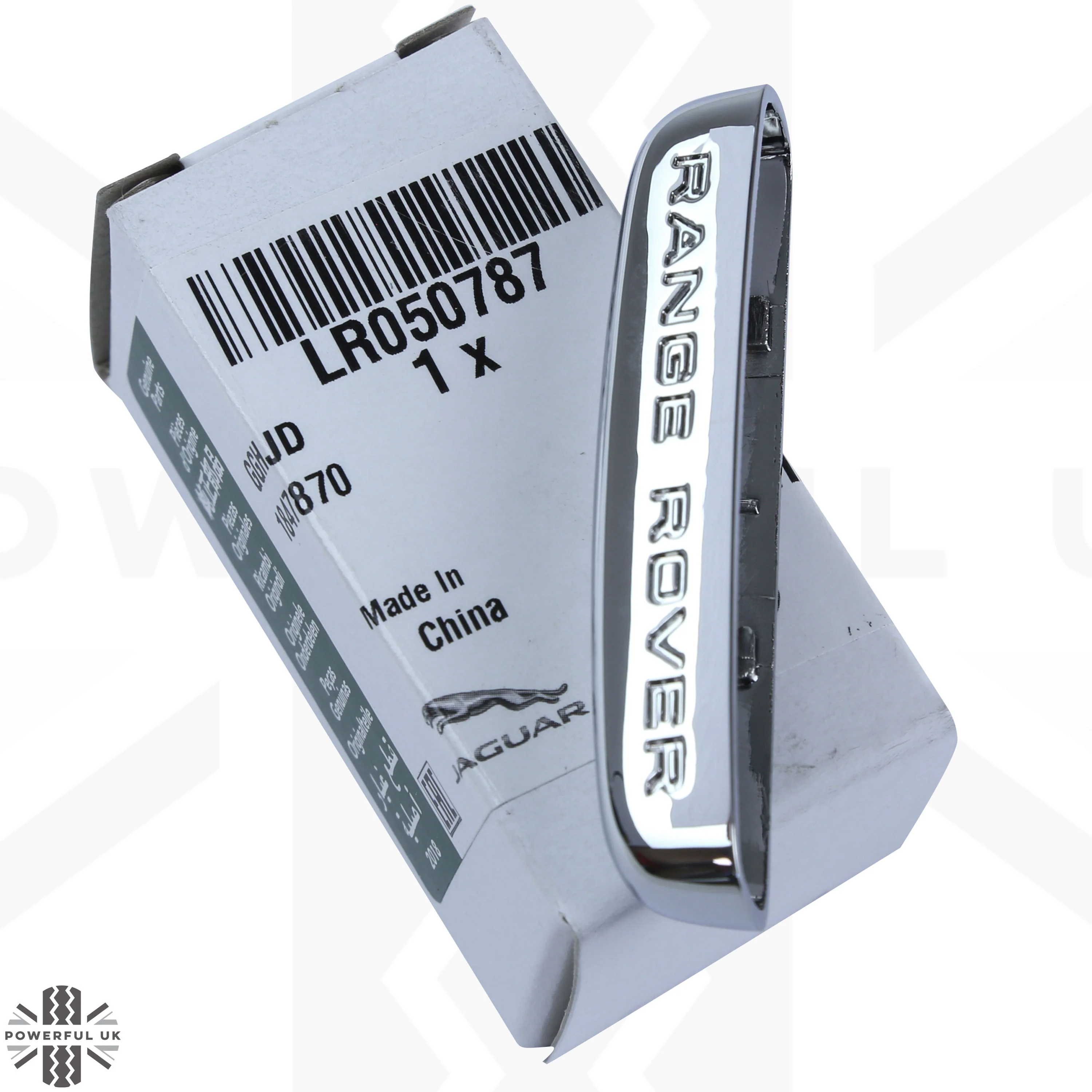 Keyfob Metal Side Piece for Range Rover Velar - with Logo - Genuine - Image 3