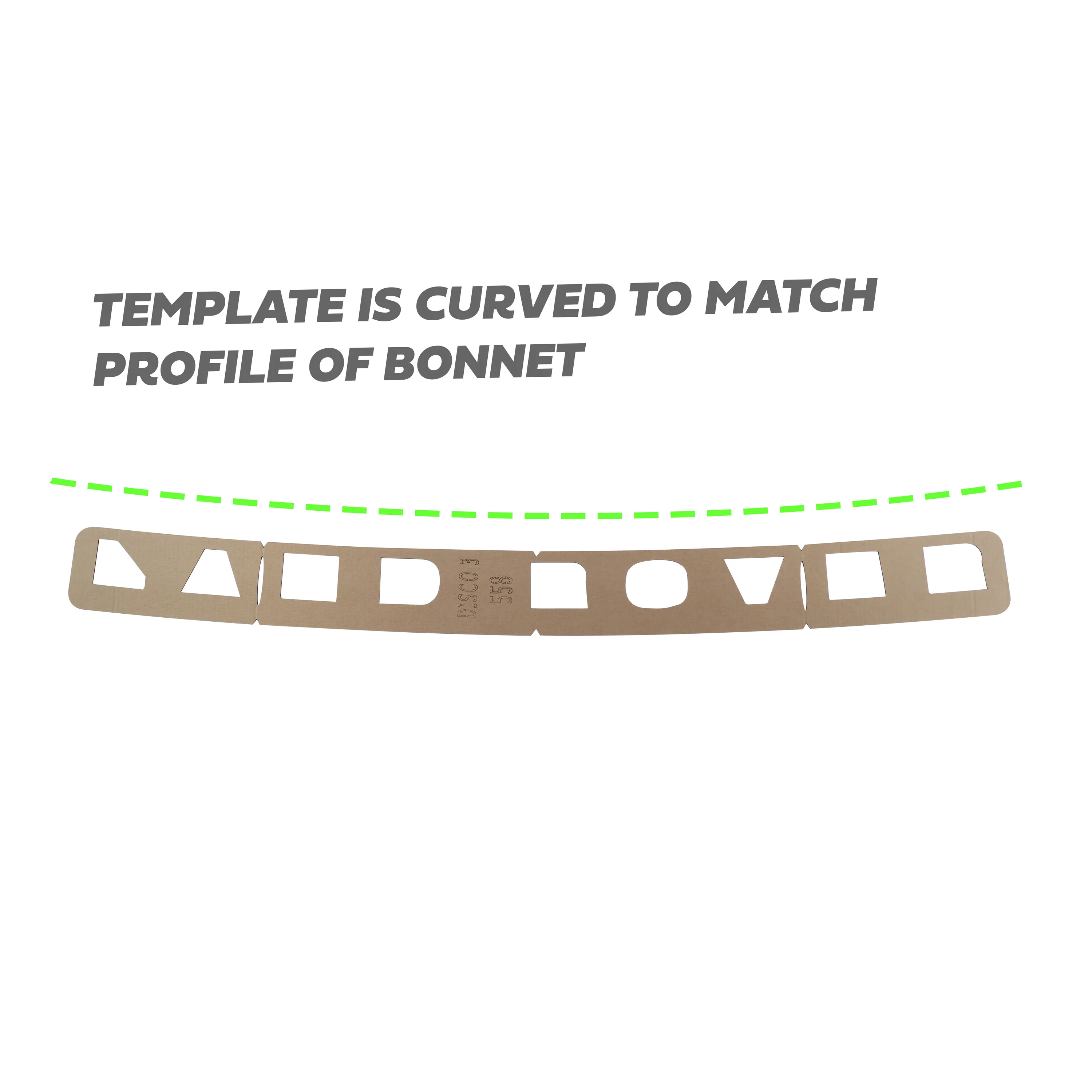 LAND ROVER Front Lettering Template for Land Rover Discovery 3/4 - Image 4