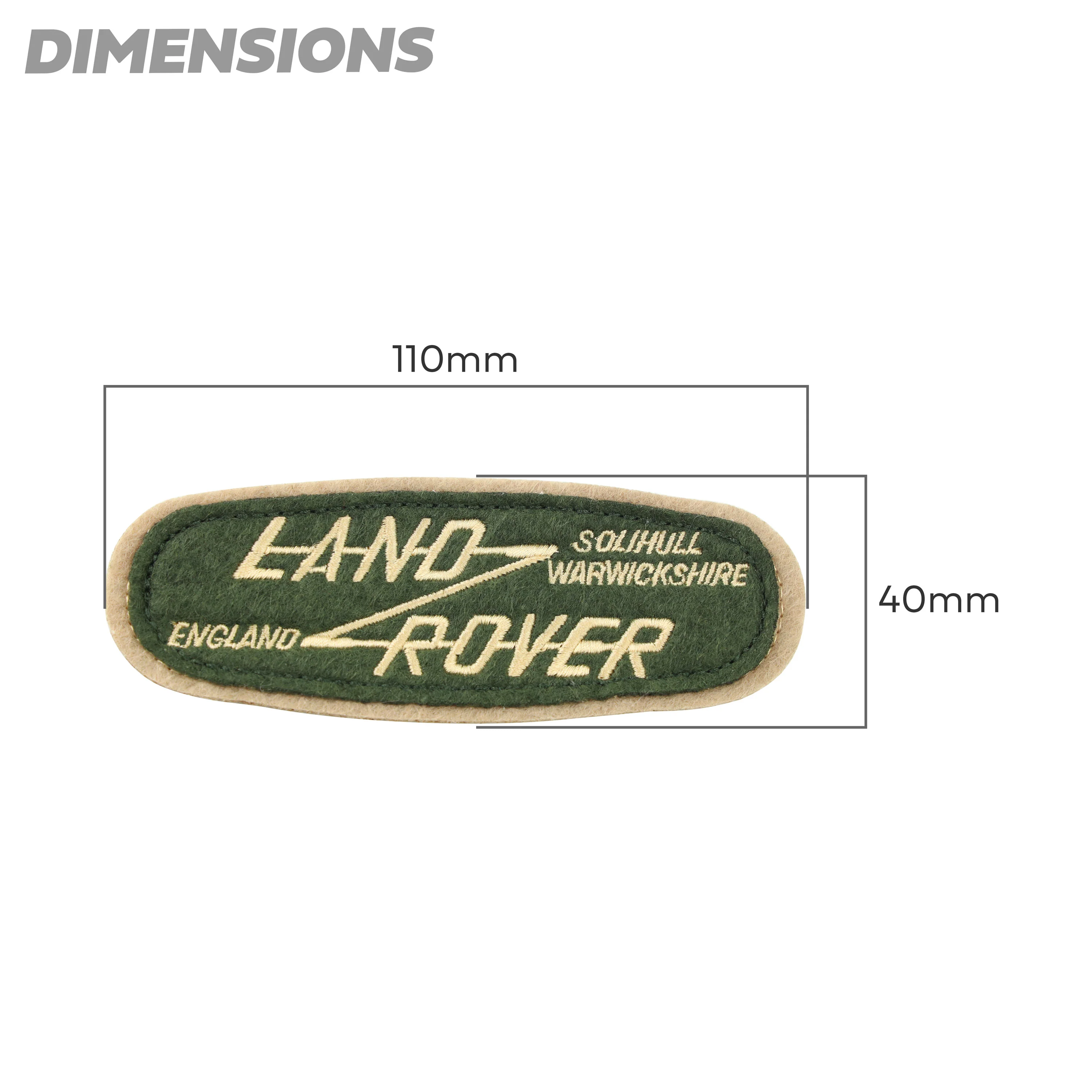 Land Rover x Red Canoe Embroidered Patch - Small - Image 7