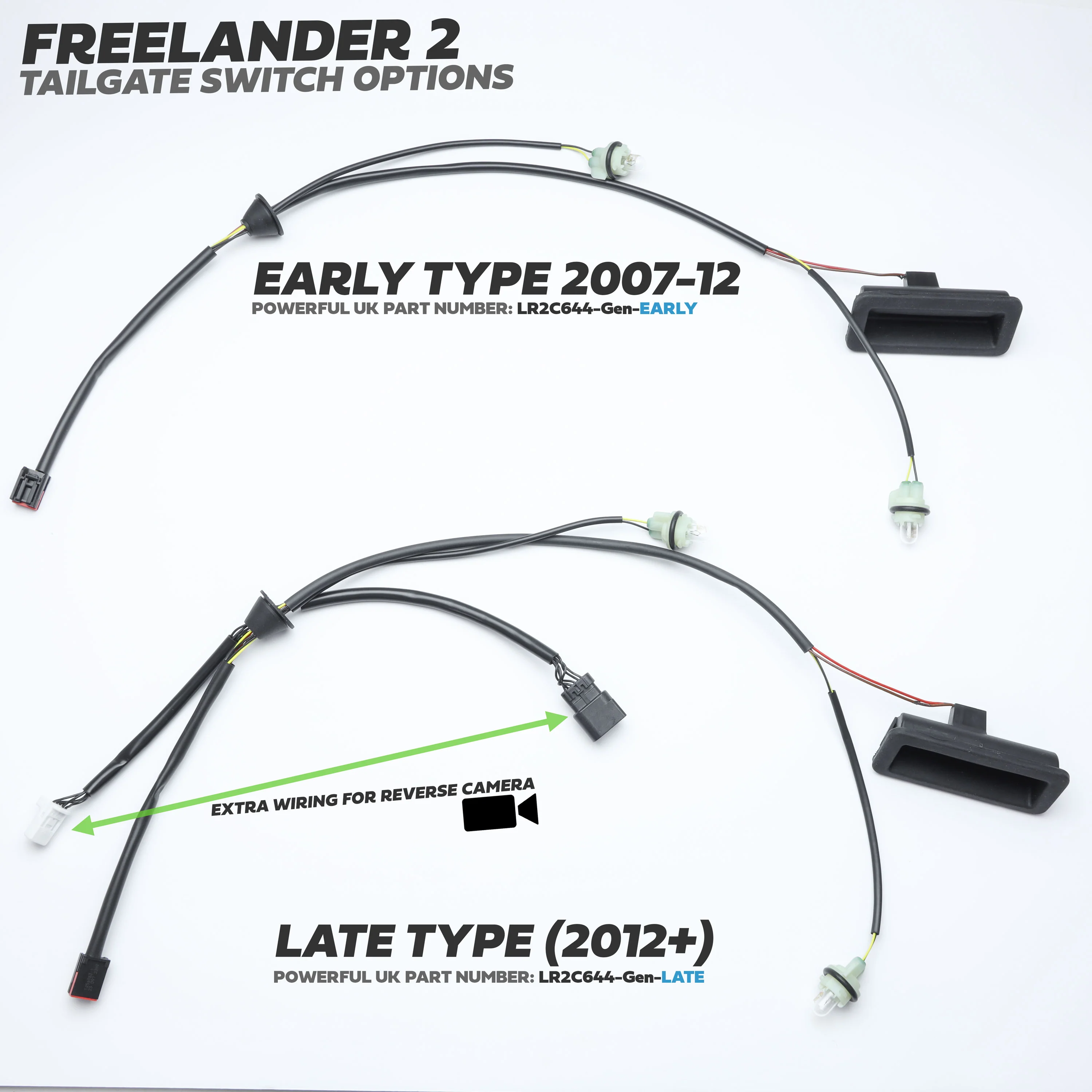 LATE Type Tailgate Switch for Land Rover Freelander 2 2012+ - Image 3